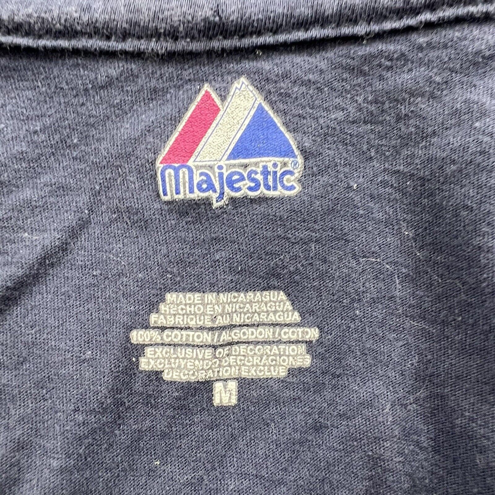 Majestic Majestic MLB New York Yankees Medium V Neck Graphic T Shirt Size M / US 6-8 / IT 42-44 - 3 Thumbnail