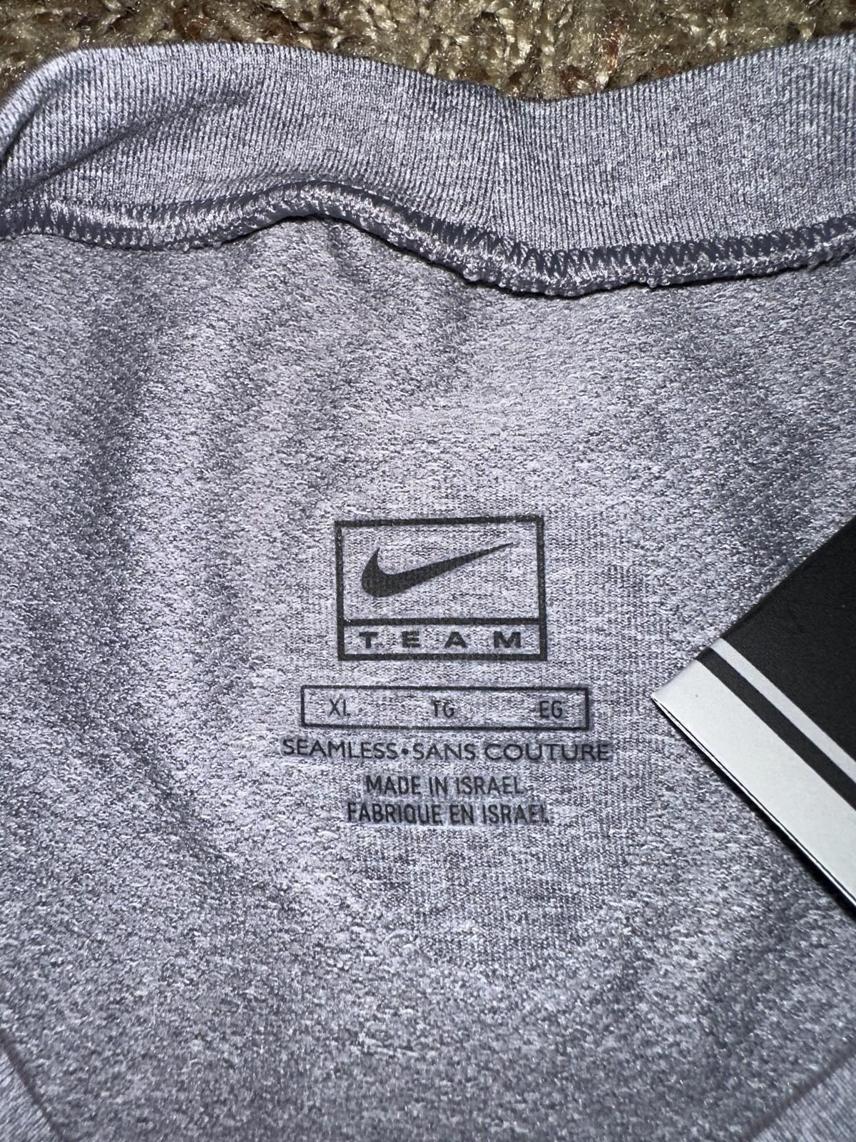 Nike Nike Men’s Pro Compression Seamless Grey Short Sleeve Shirt Size US XL / EU 56 / 4 - 2 Thumbnail