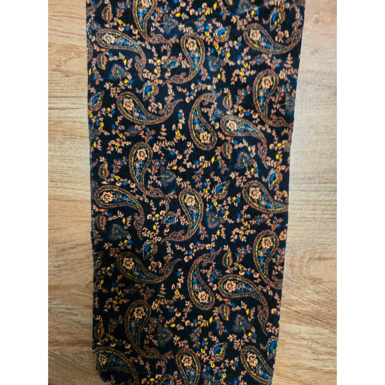 Croft & Barrow Croft & Barrow Paisley Corduroy Pants Floral Multicolor 10P Size US 30 / EU 46 - 6 Thumbnail