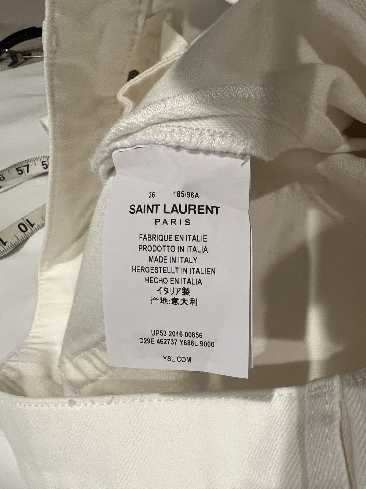Saint Laurent Paris Saint Laurent Hedi Slimane ripped jeans. 36 $990 Size US 36 / EU 52 - 10 Thumbnail