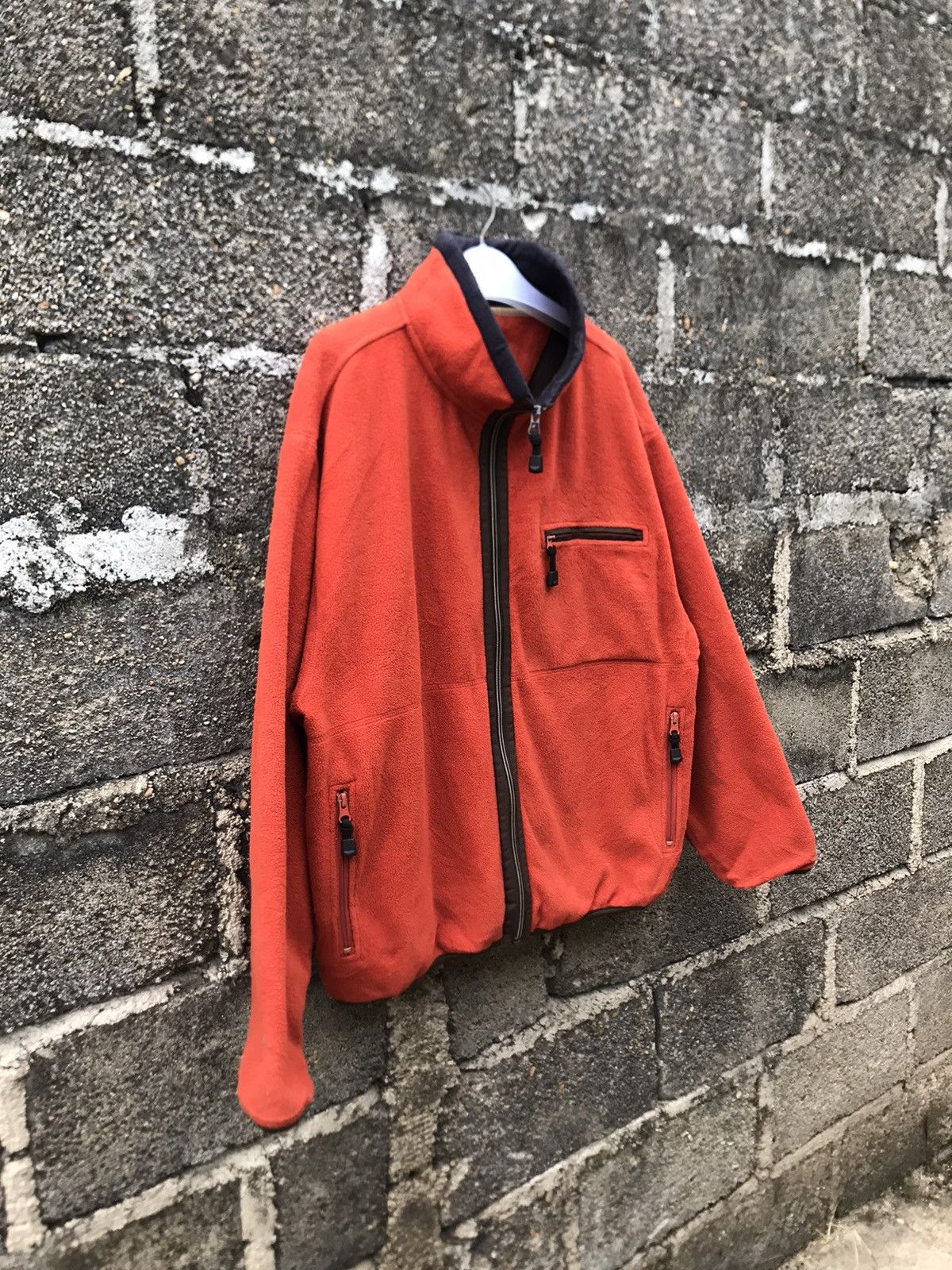 Japanese Brand ⚡️Vintage Grand Air Fleece Zipper Outdoor Jacket Size US L / EU 52-54 / 3 - 2 Thumbnail