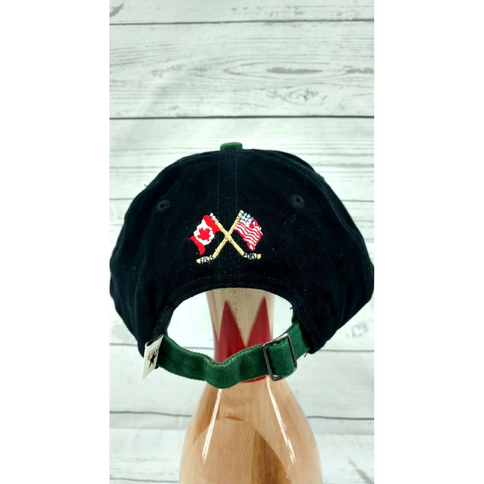 Puma PUMA BLACK GREEN TEXAS DALLAS STARS CAP ICE HOCKEY NHL ADJUSTABLE HAT Men One Size Black Baseball Cap Stars 90s NHL-adj Size ONE SIZE - 7 Thumbnail