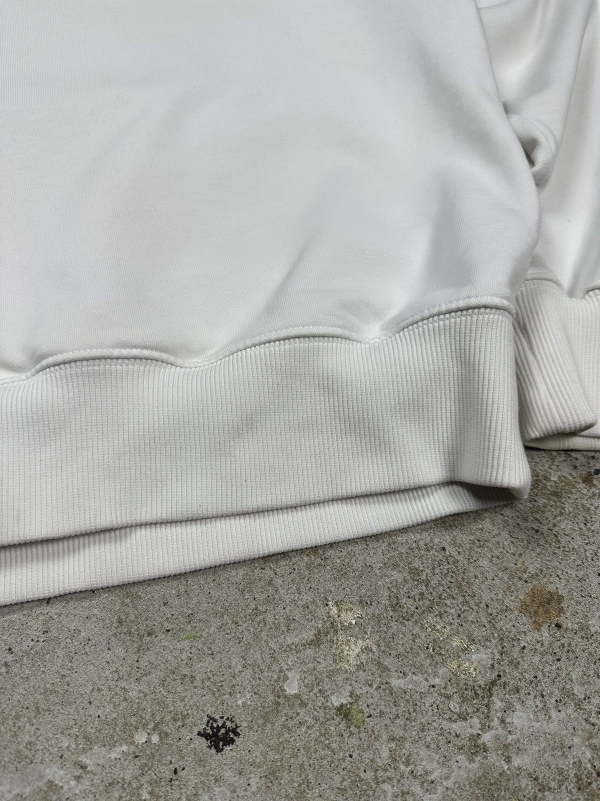 Helmut Lang Helmut Lang 2018 Autumn Winter White Crewneck Sweatshirt Size US S / EU 44-46 / 1 - 3 Thumbnail