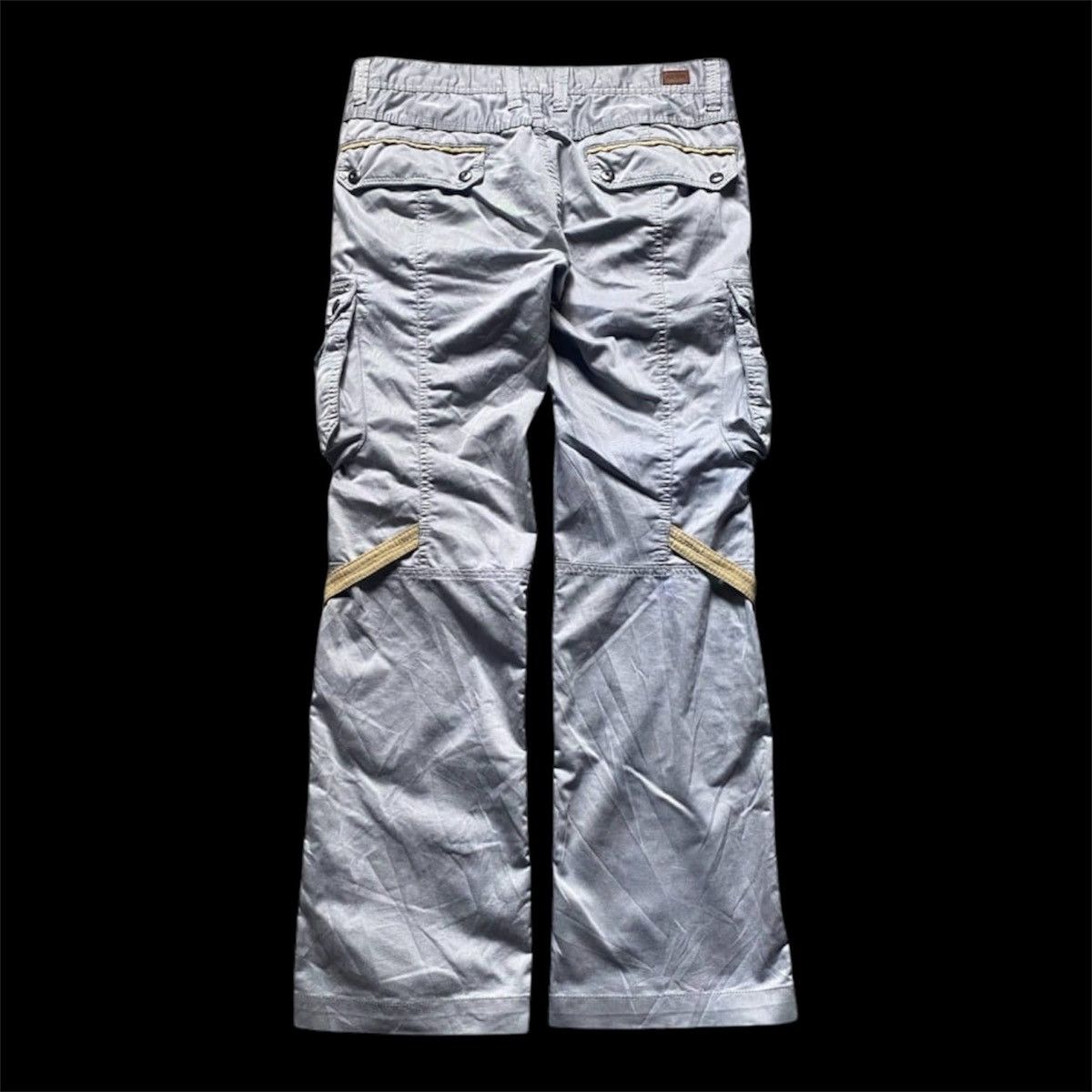 Yasuyuki Ishii Cyberpunk Nicole Club For Men Flared Cargo like Rick Owens Size US 33 - 2 Thumbnail