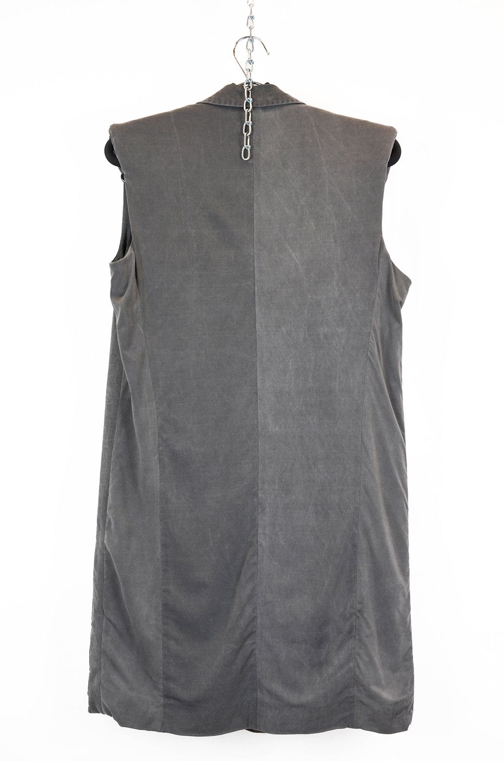 Acne Studios Acne Studios Baby Jersey Long Grey Vest – Size 38 Size XS / US 0-2 / IT 36-38 - 2 Thumbnail
