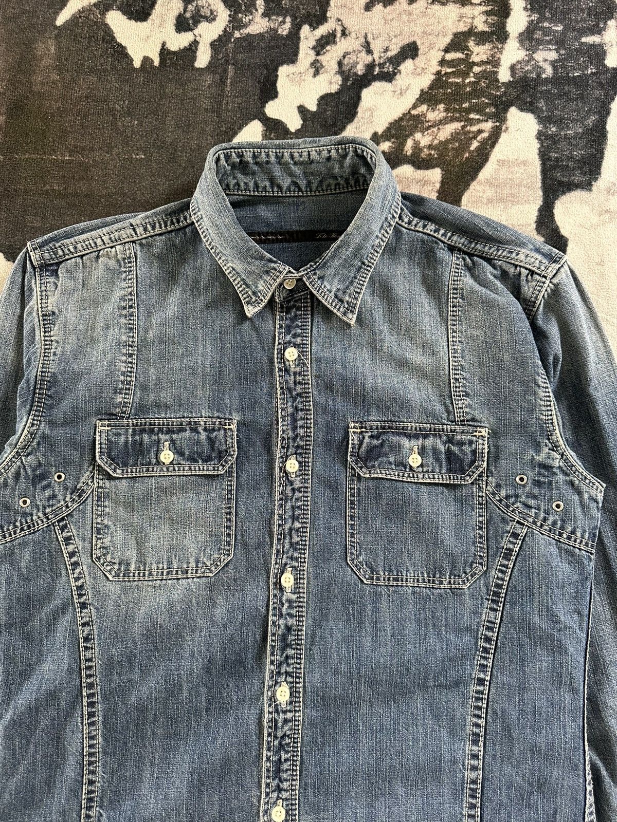 Kiminori Morishita × Tete Homme Archive Tete Homme denim shirt Size US M / EU 48-50 / 2 - 5 Thumbnail