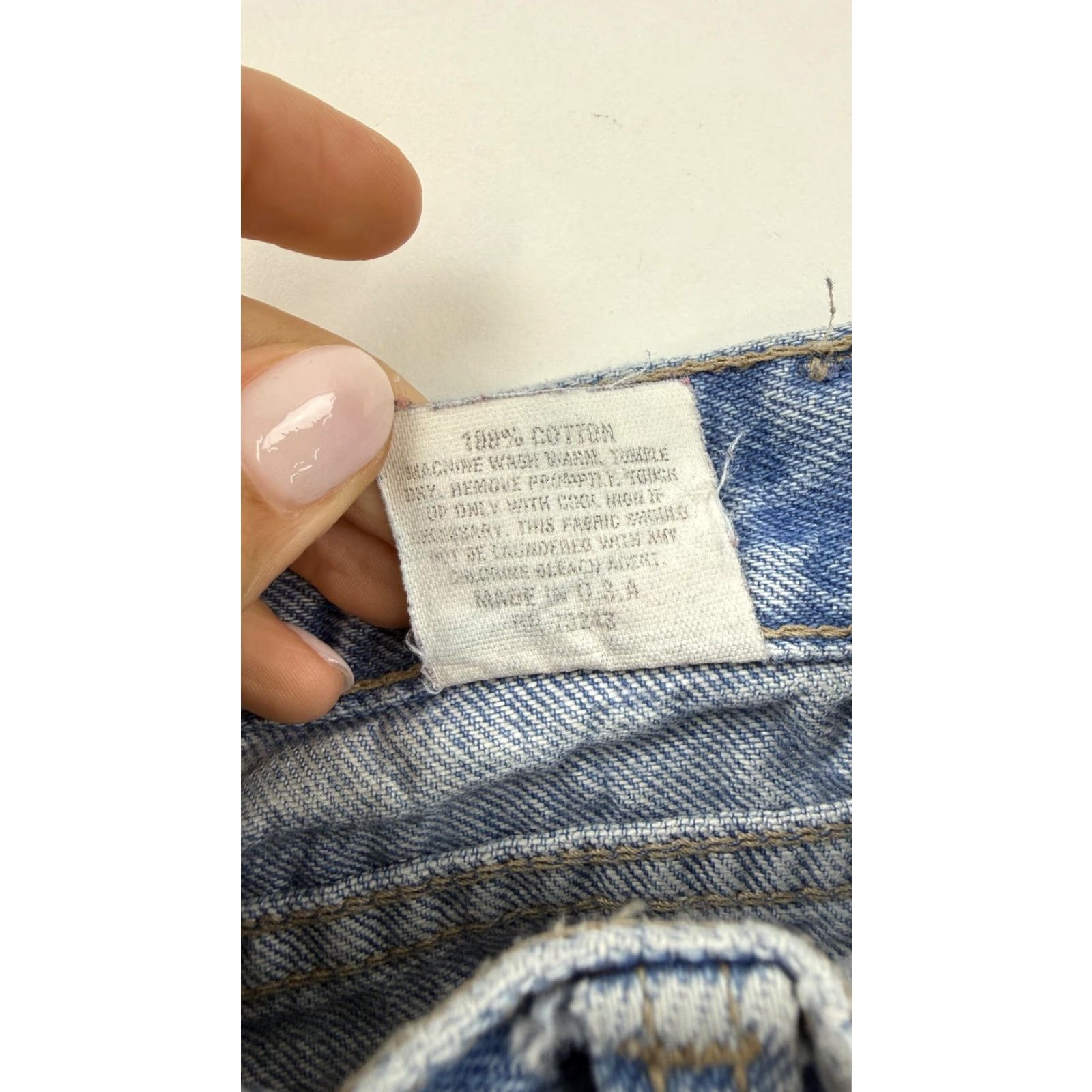 Asos SOS Jeans Womens 3/4 Light Wash Denim High Rise Mom Straight Leg Jeans Size 26" / US 2 / IT 38 - 5 Thumbnail