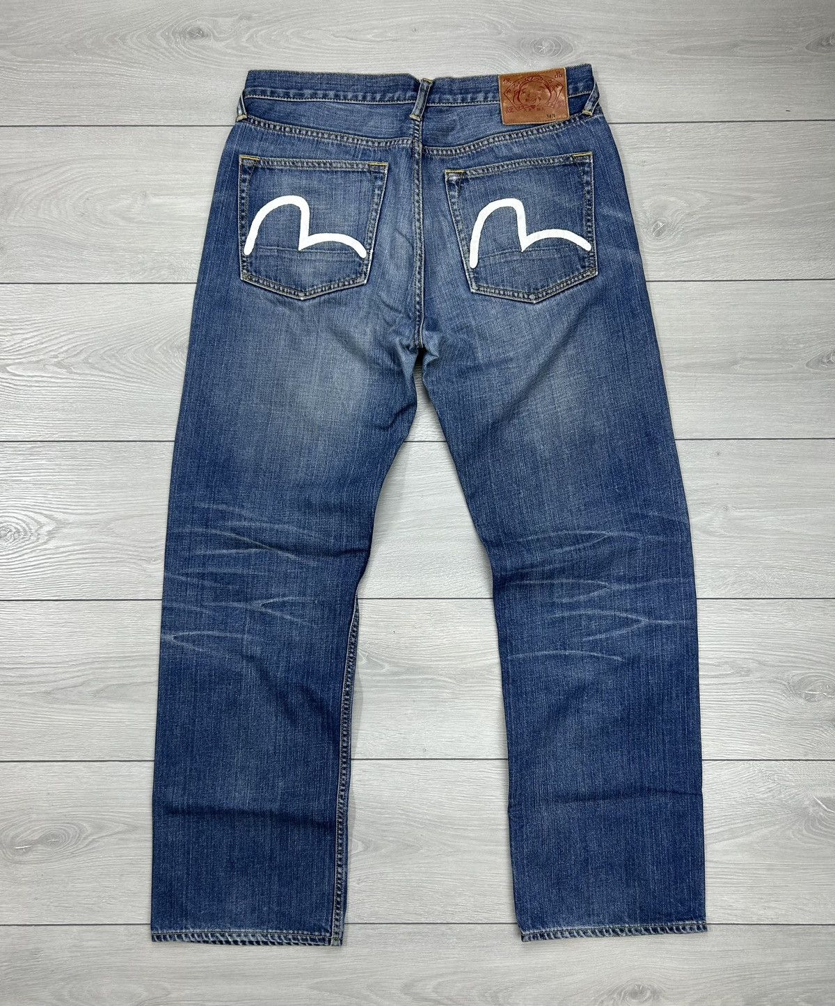 Japanese Brand × Vintage Evisu Vintage denim jeans size 34 Size US 34 / EU 50 - 2 Thumbnail