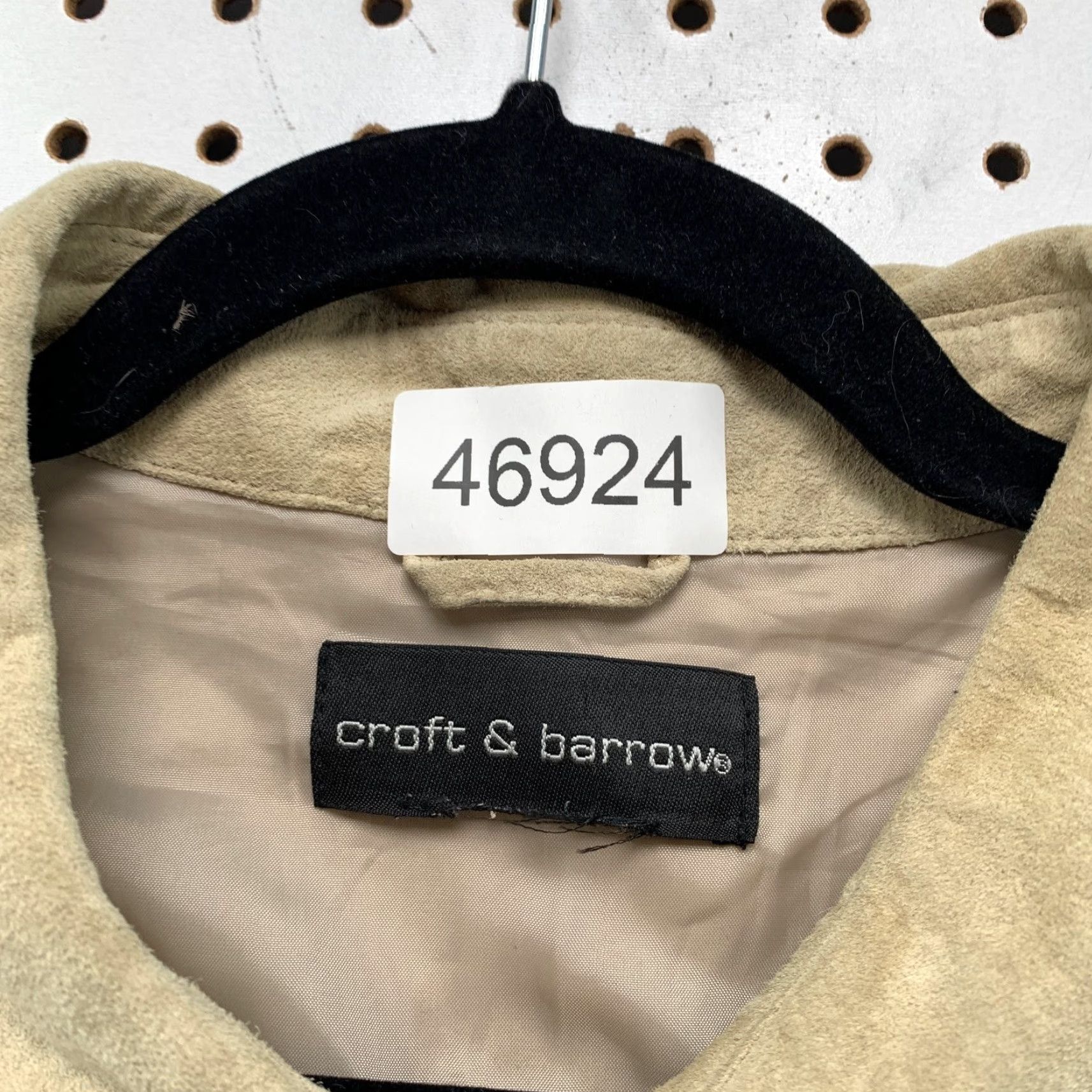Croft & Barrow VINTAGE Croft & Barrow Suede Button Shirt Jacket Mens XL Beige Pockets Shack Shirt Button-Up Styles: Casual Size US XL / EU 56 / 4 - 3 Thumbnail