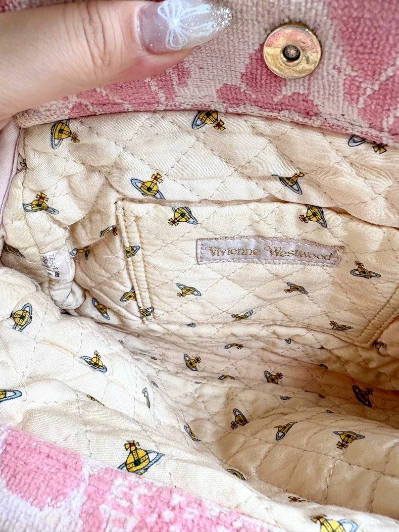 Vivienne Westwood Vivienne Westwood size os Pink carved towel bag with yuanba Size ONE SIZE - 8 Thumbnail