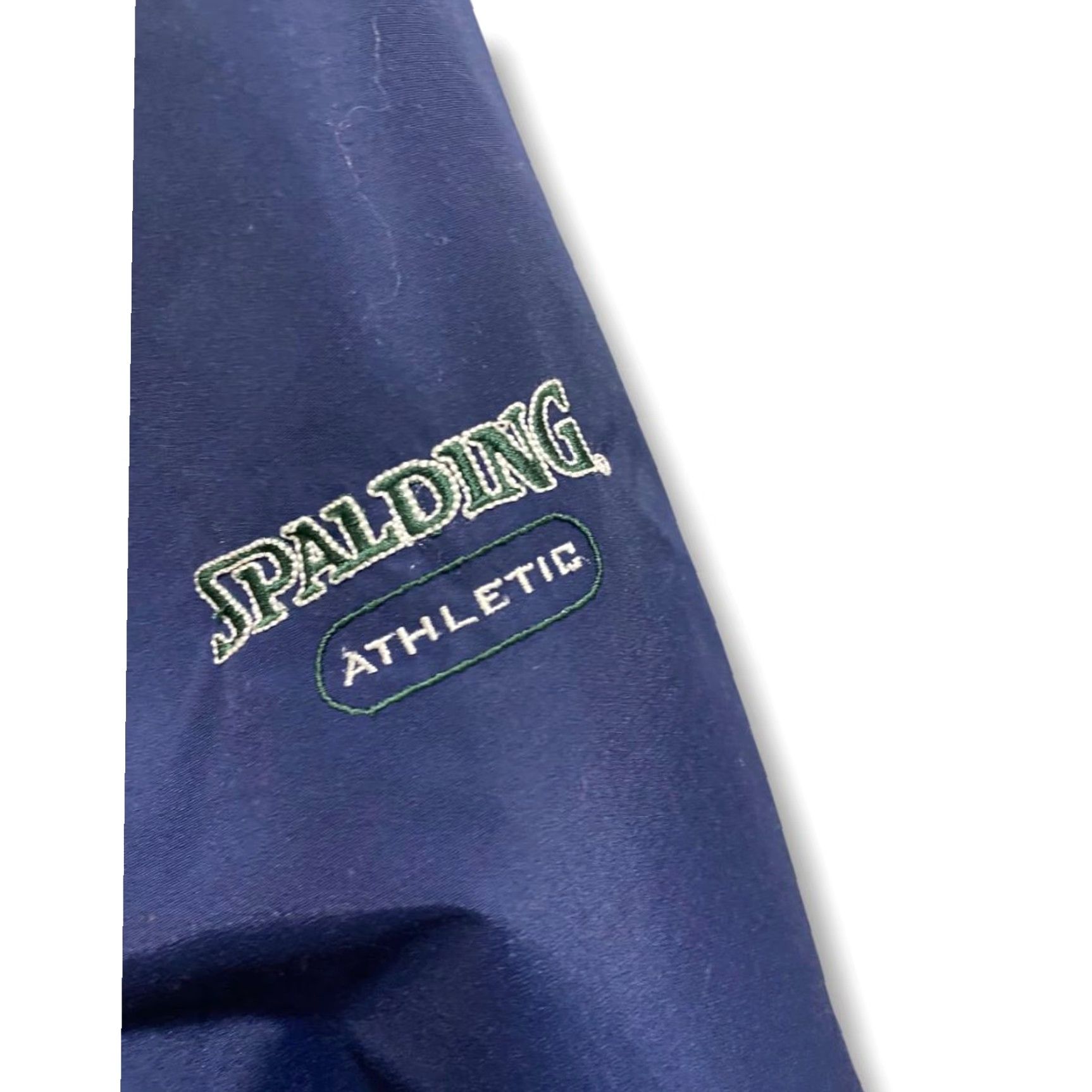 Spalding VINTAGE Spalding Athletic Coat Hoodie Full Zip Mens L Blue Green Nylon Windbreaker 100% Polyester Size US L / EU 52-54 / 3 - 3 Thumbnail
