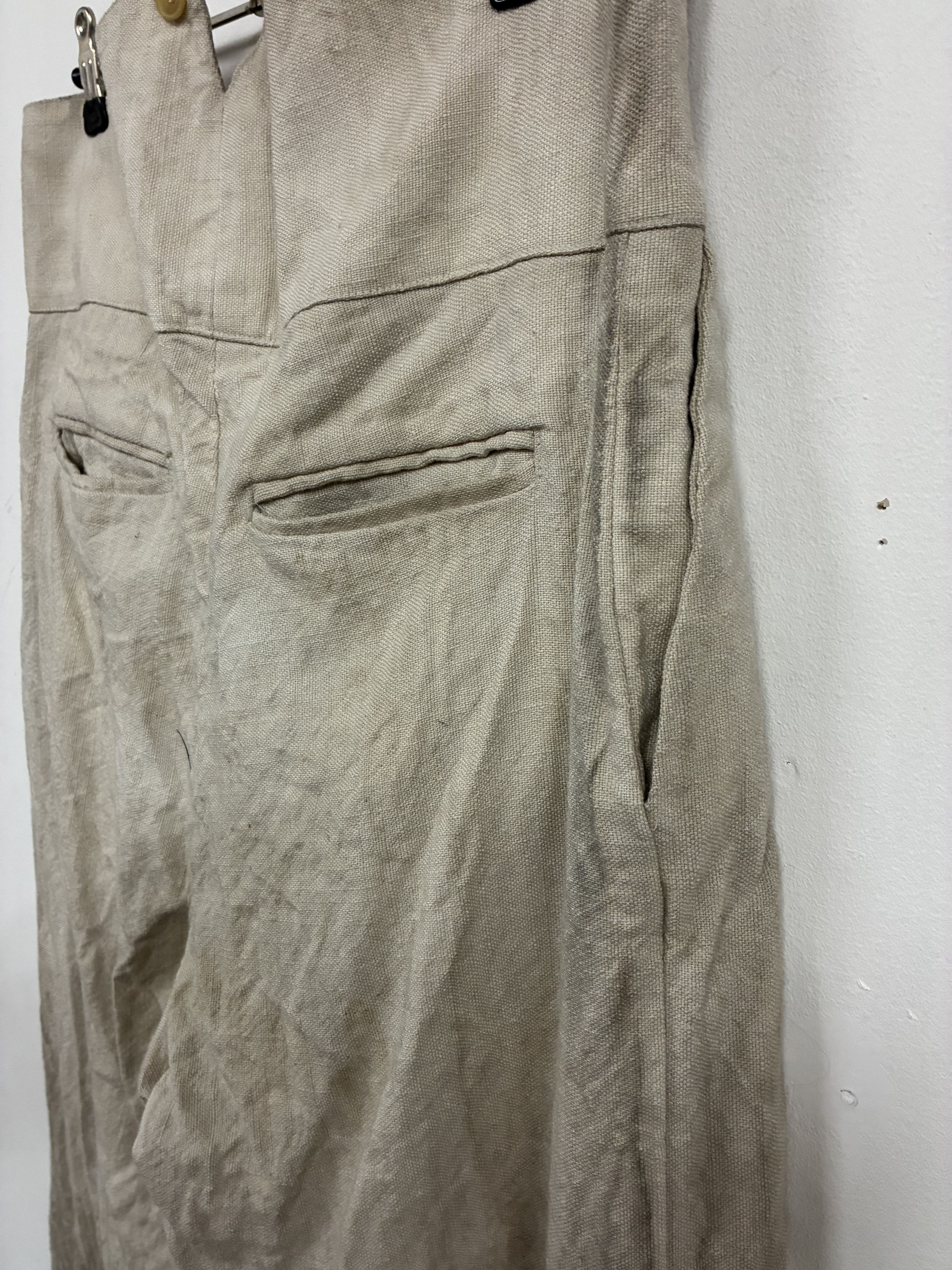 Mavranyma MAVRANYMA - hand dyed wool linen pants Size US 30 / EU 46 - 7 Thumbnail
