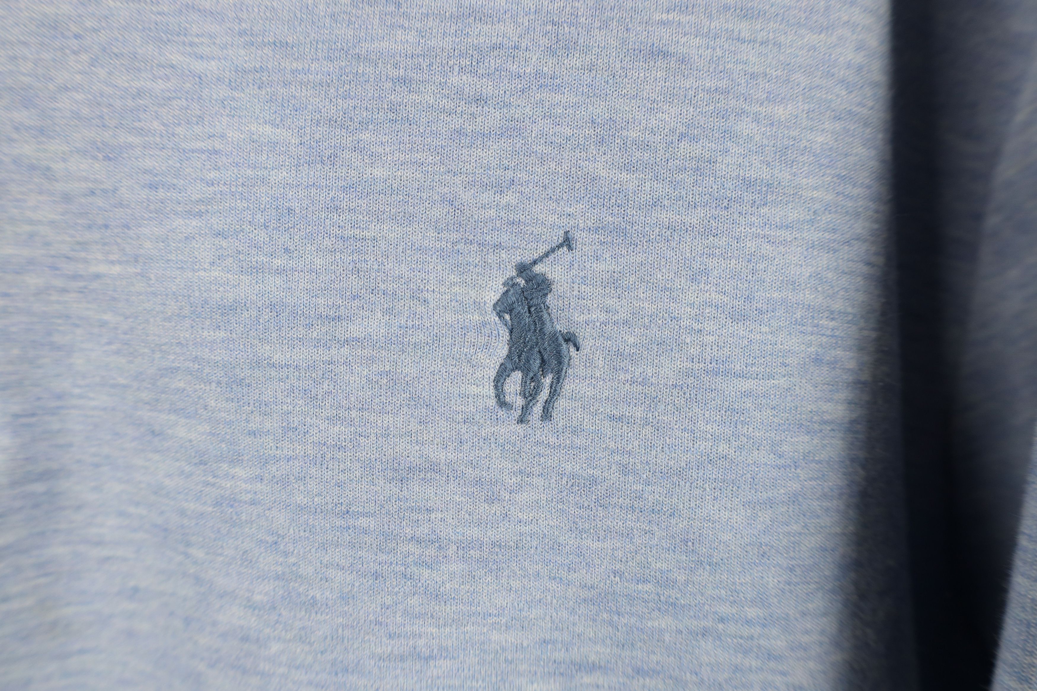 Ralph Lauren Ralph Lauren Cotton Touch Half Zip Pullover Sweater Blue Size US L / EU 52-54 / 3 - 4 Thumbnail