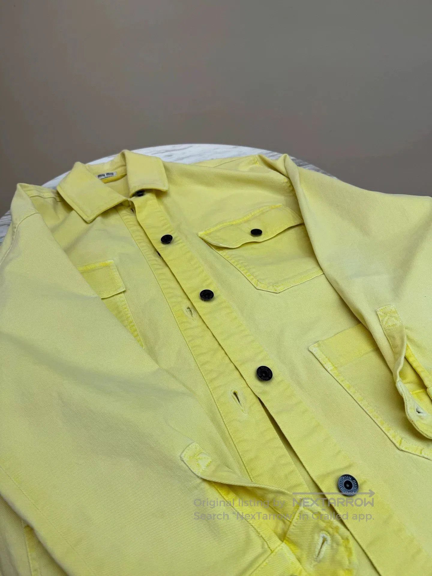 Miu Miu miumiu yellow pocket shirt size 36. Size US S / EU 44-46 / 1 - 9 Thumbnail