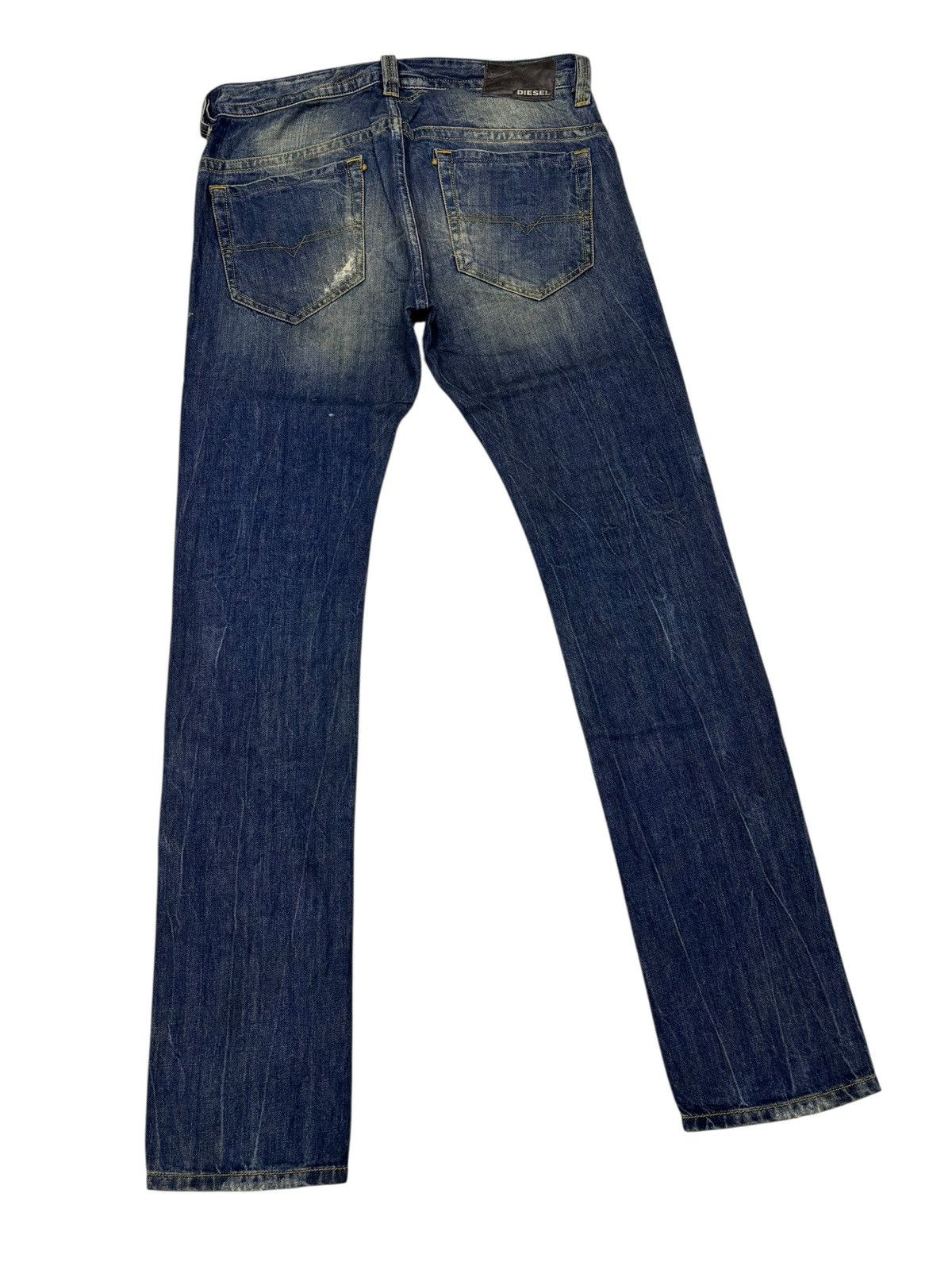 Kapital DIESEL CLAW MARK DISTRESSED SLIM SKINNY JEANS Size US 34 / EU 50 - 4 Thumbnail