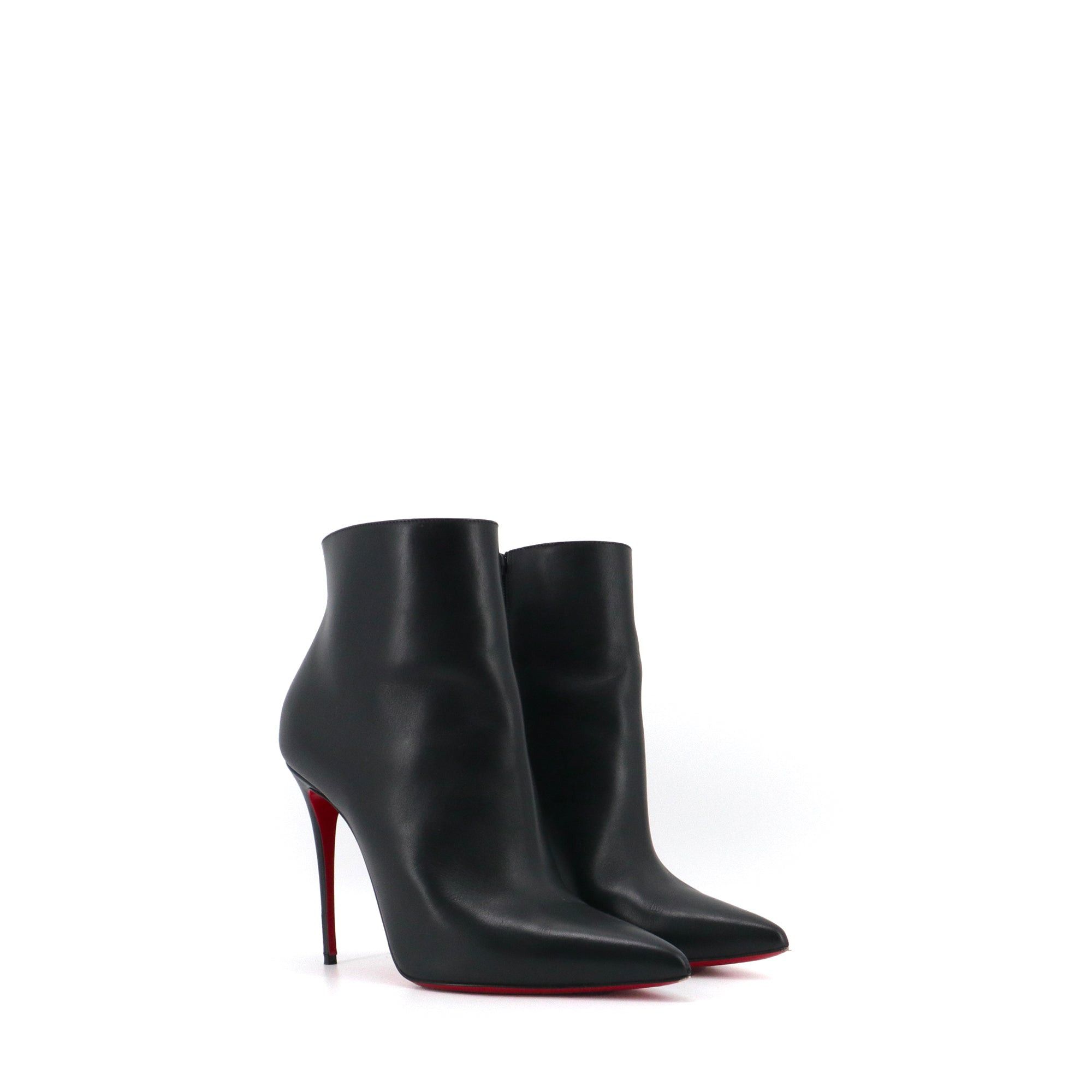 Christian Louboutin LOUBOUTIN - Louboutin So Kate Booty ankle boots in black smooth leather (T40.5) Size US 9.5 / IT 39.5 - 1 Thumbnail