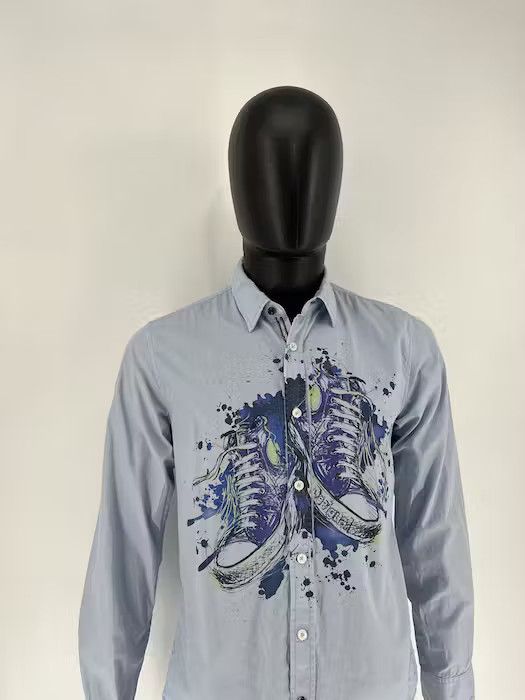 Designer Men’s Desigual shirts white long sleeve size S Size US S / EU 44-46 / 1 - 9 Thumbnail