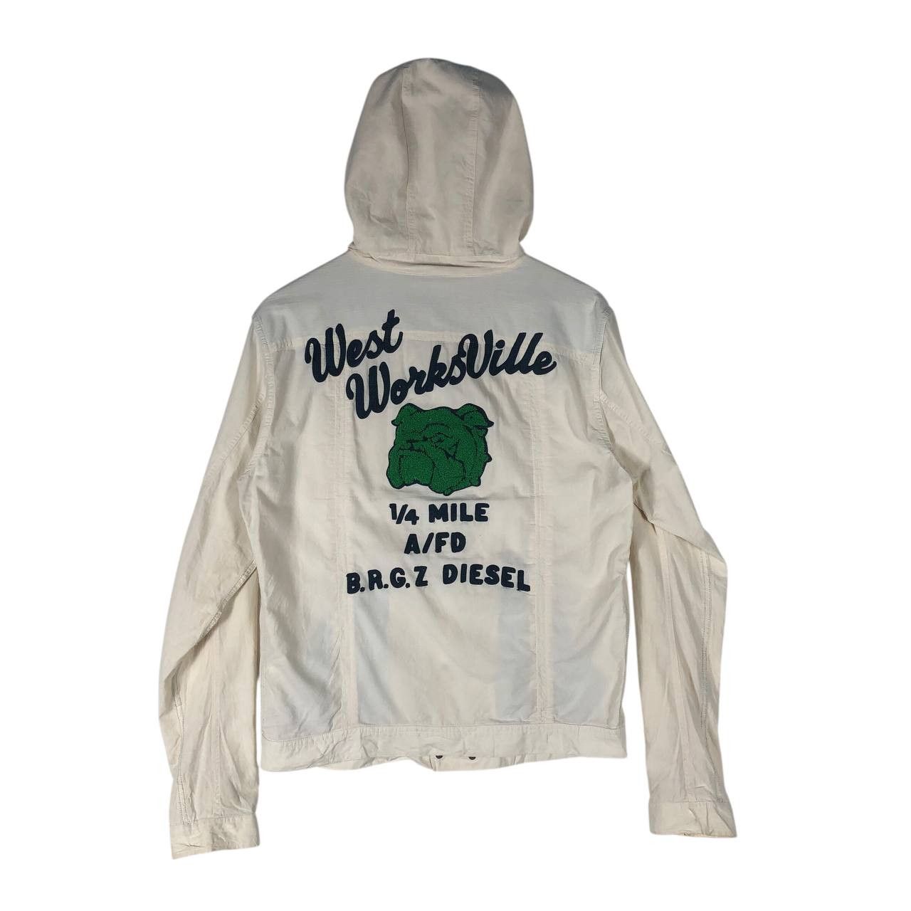 Diesel Worksville Buldog Hoodie Zipper Jacket
