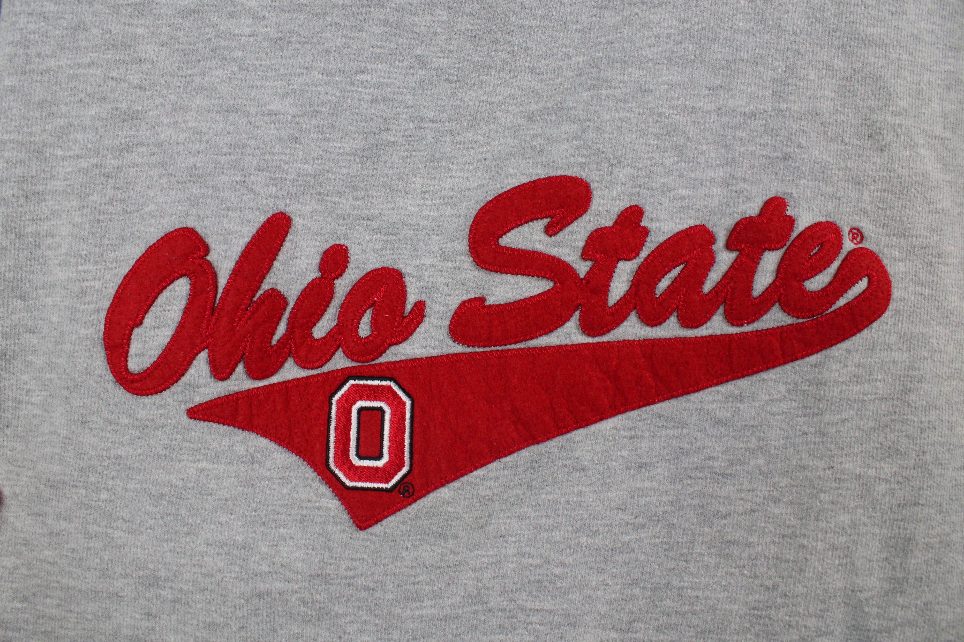 Vintage Vintage 90s Spell Out Script Ohio State University Hoodie Size US XXL / EU 58 / 5 - 6 Thumbnail