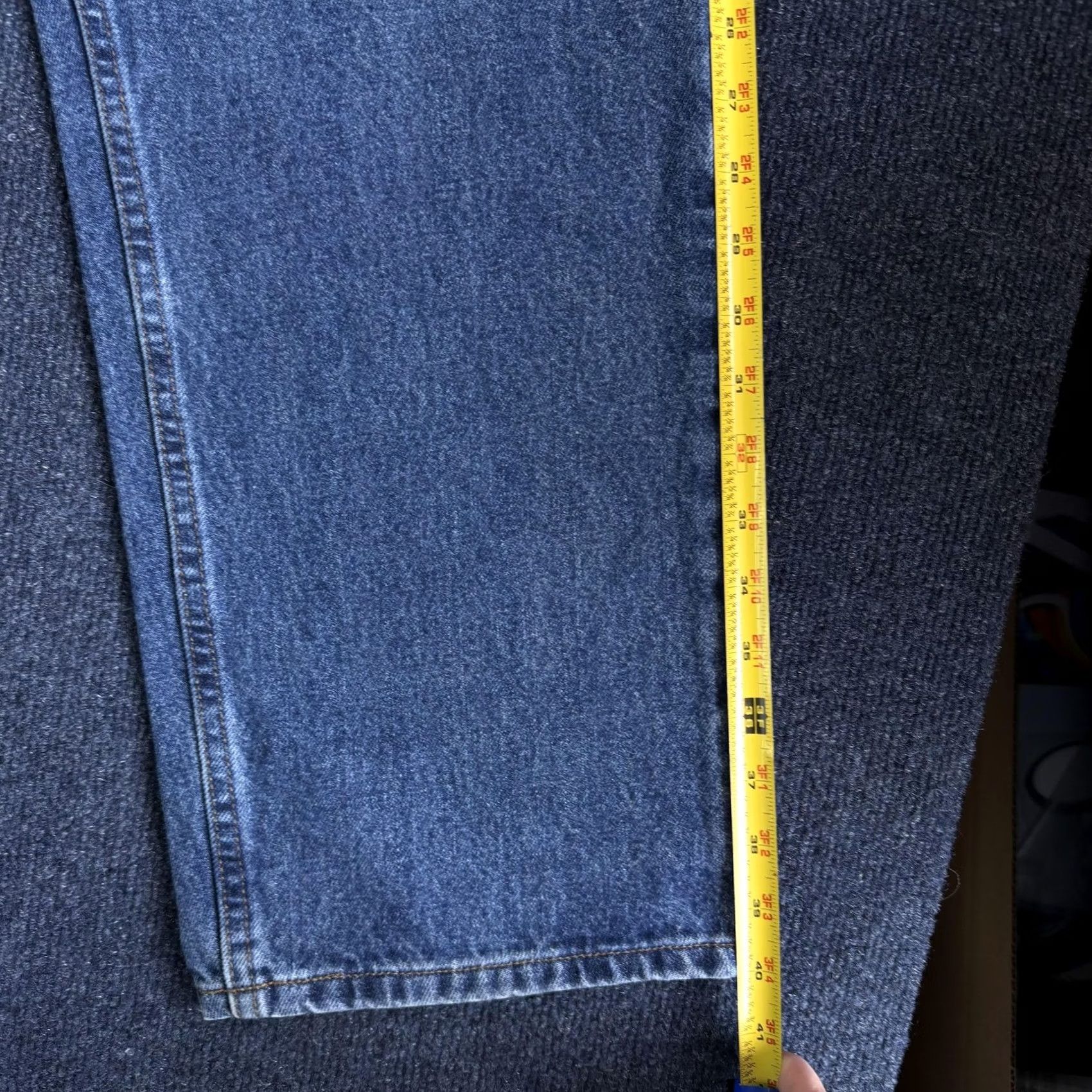 Vintage Y2K Arizona Jean Co Jeans Mens 38x30 Medium Wash Blue Denim Regular Straight Jeans Mens 38x30 Blue Denim Regular Straight Size US 38 / EU 54 - 6 Thumbnail