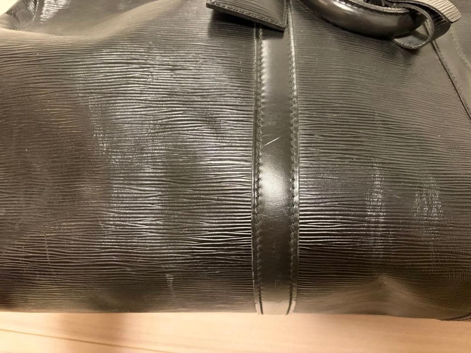 Louis Vuitton Louis Vuitton - Black Epi Leather Keepall 50 Travel Bag Size ONE SIZE - 3 Thumbnail