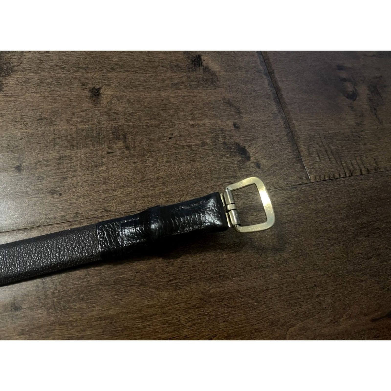 Vintage VINTAGE Hickok Dress Belt Size 40 Dark Brown Split Cowhide Leather Men's 1" Size 40 - 5 Thumbnail