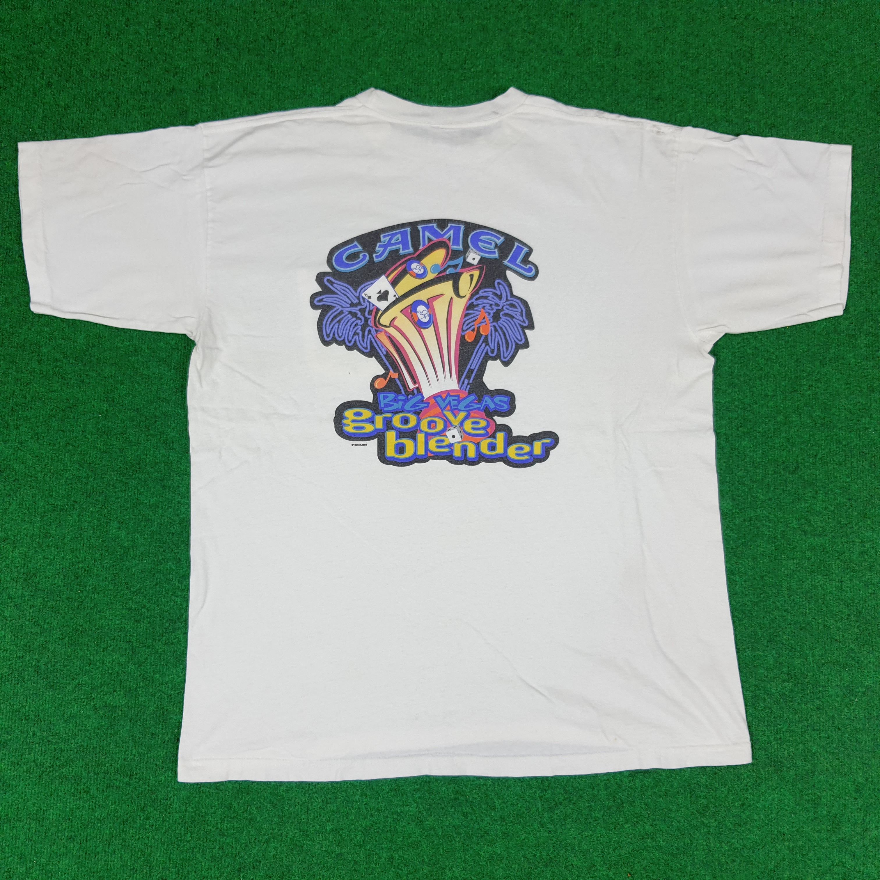 Camel × Vintage Vintage Camel 1996 Big Vegas Groove Blender Tshirt Size US XL / EU 56 / 4 - 1 Thumbnail
