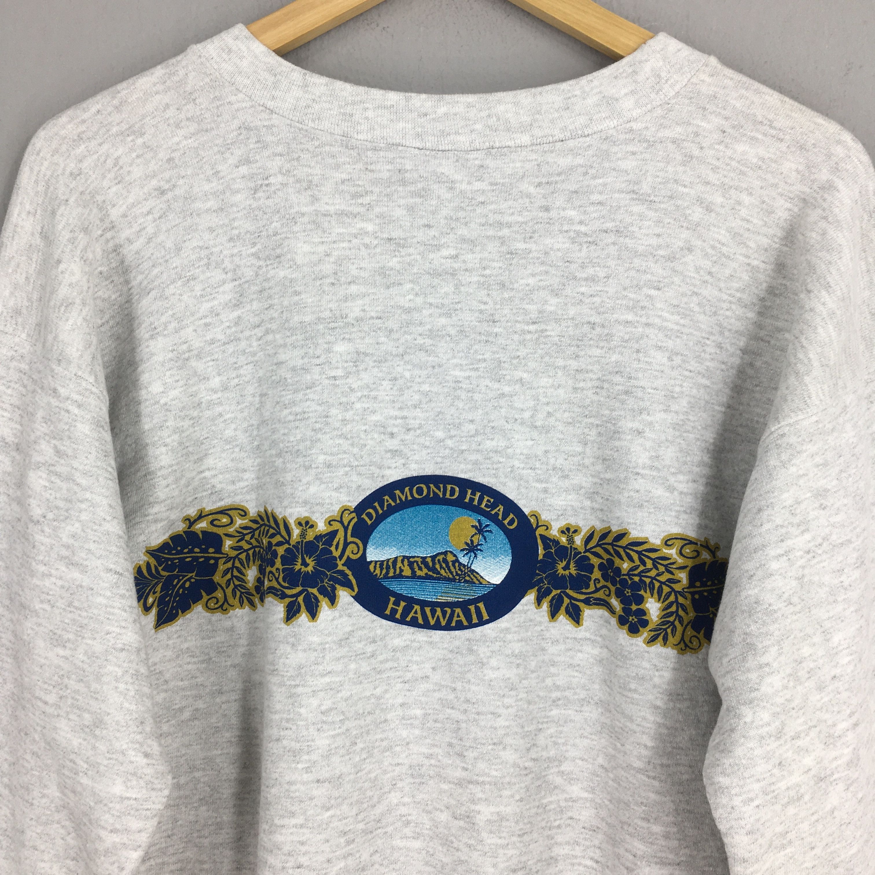 Diamond Head × Tultex Vintage Diamond Head Hawaii Gray Sweatshirt Small Size US S / EU 44-46 / 1 - 7 Thumbnail