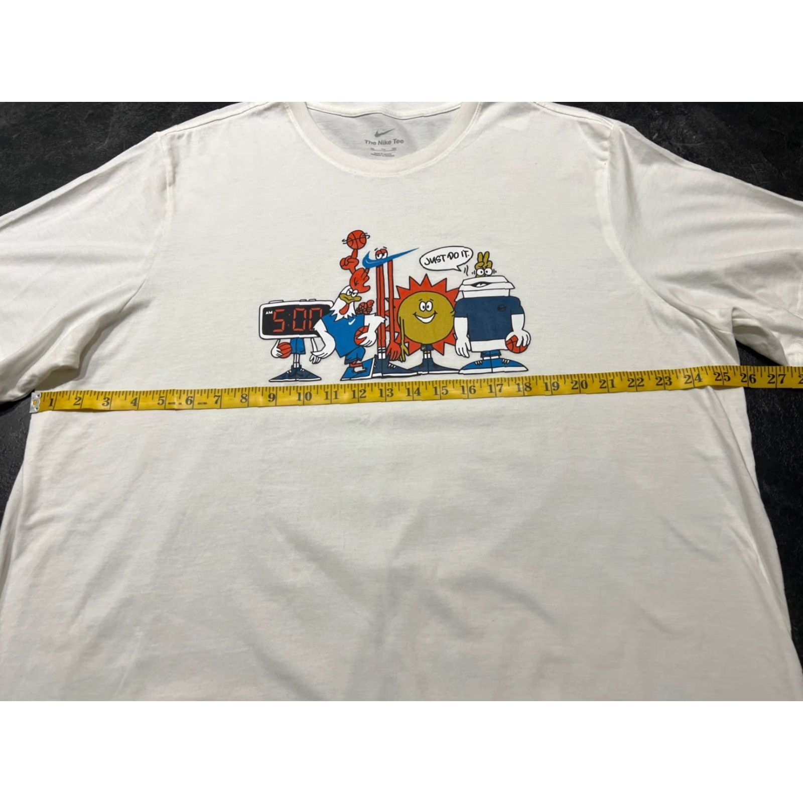 Nike VINTAGE would not apply since No. So: Nike T-Shirt Men's 2XL White Short Sleeve Crew Neck Just Do It Swoosh Logo All Seasons Retro Size US XXL / EU 58 / 5 - 7 Thumbnail