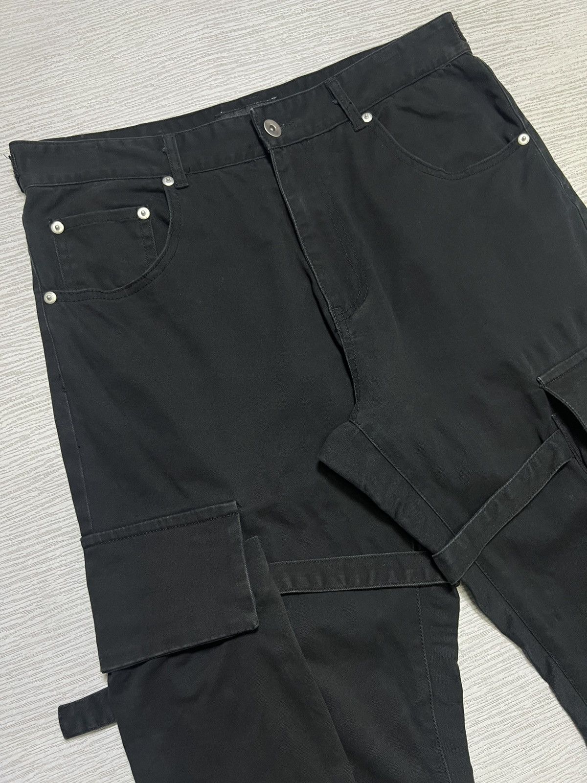 Vuja De Vuja De - Bondage Flared Cargo Pants Size US 30 / EU 46 - 4 Thumbnail