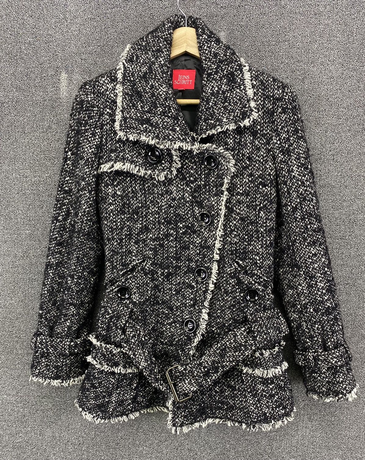 Japanese Brand Vintage 1EINS SCHRITT Punk Style Wool Jacket Size S / US 4 / IT 40 - 1 Thumbnail