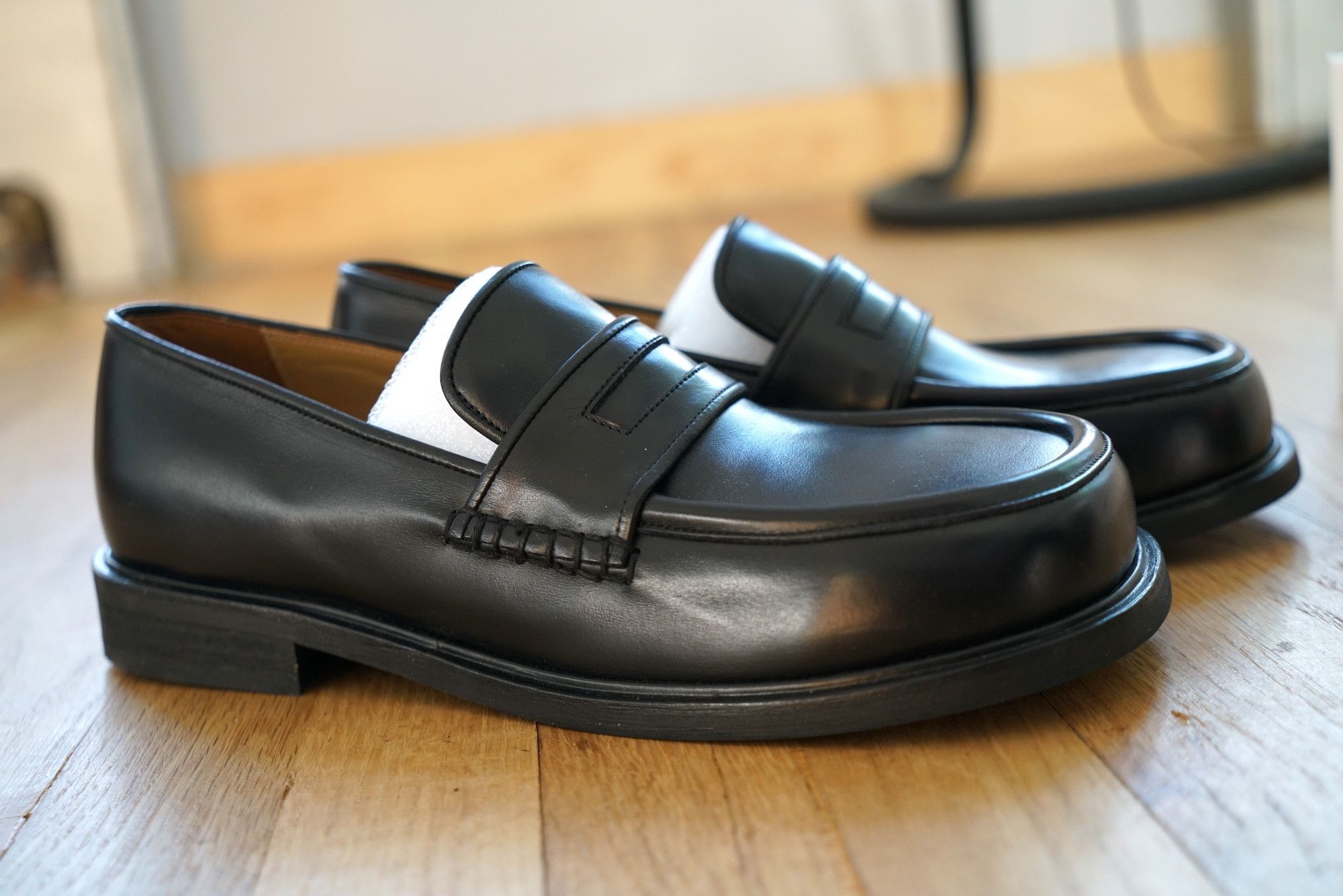 Other NO IDEA Black Wide Dough Loafers Size US 8 / EU 41 - 2 Thumbnail