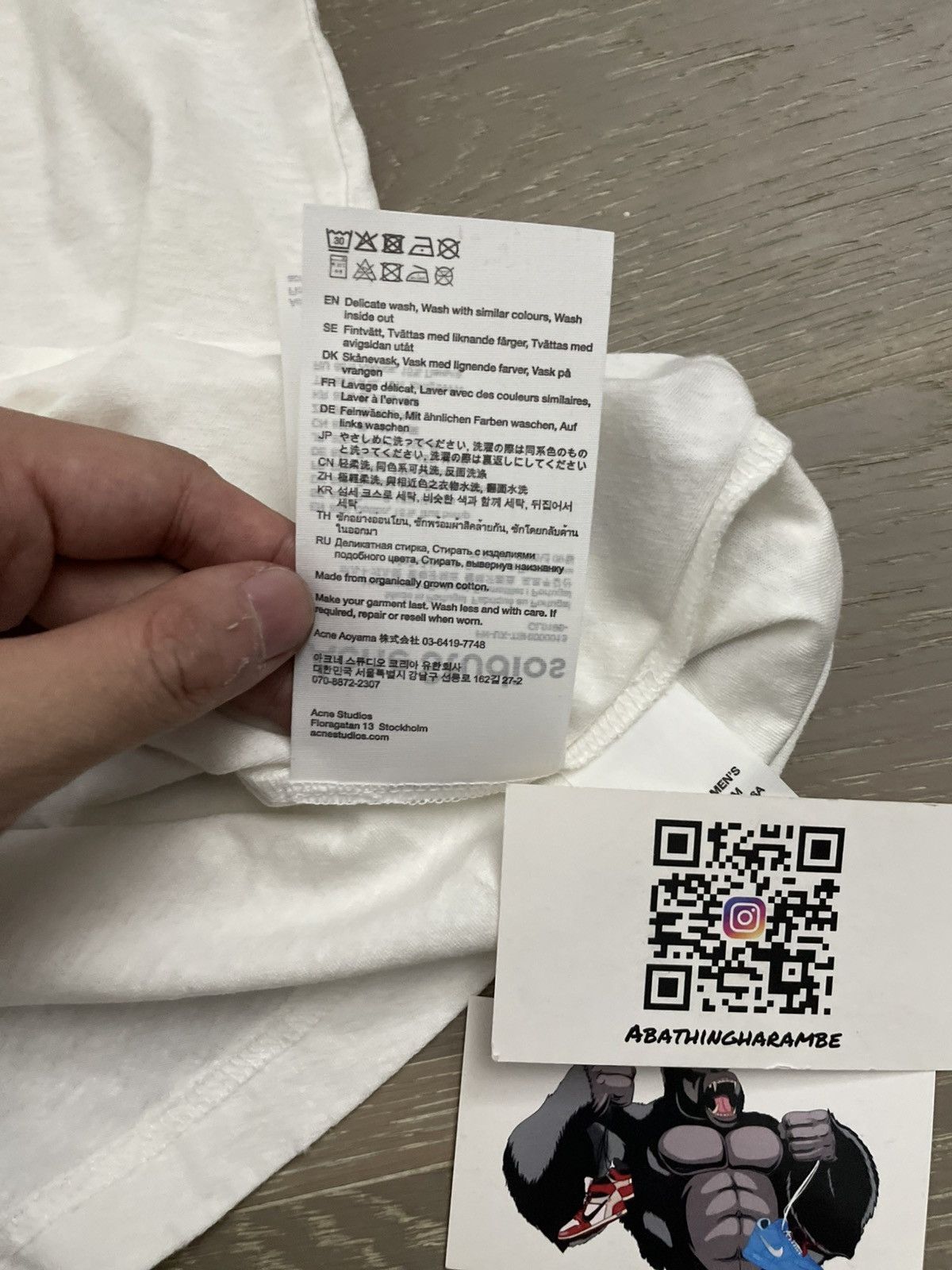 Acne Studios Acne Studios Logo-Print Tee Size US L / EU 52-54 / 3 - 5 Thumbnail