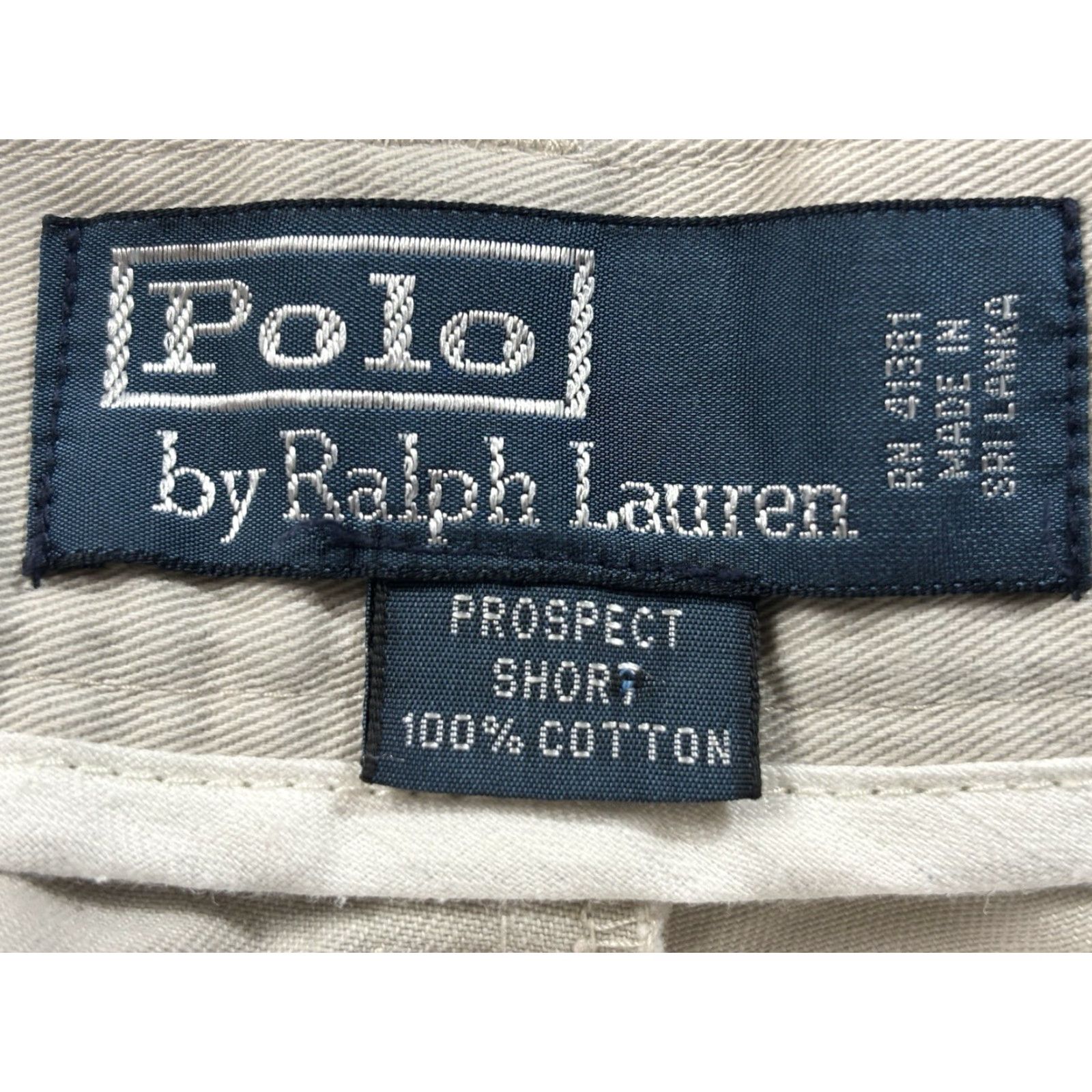 Polo Ralph Lauren VINTAGE Polo Ralph Lauren Chino Shorts Men’s 36x9 Beige Flat Front Preppy Size US M / EU 48-50 / 2 - 5 Thumbnail