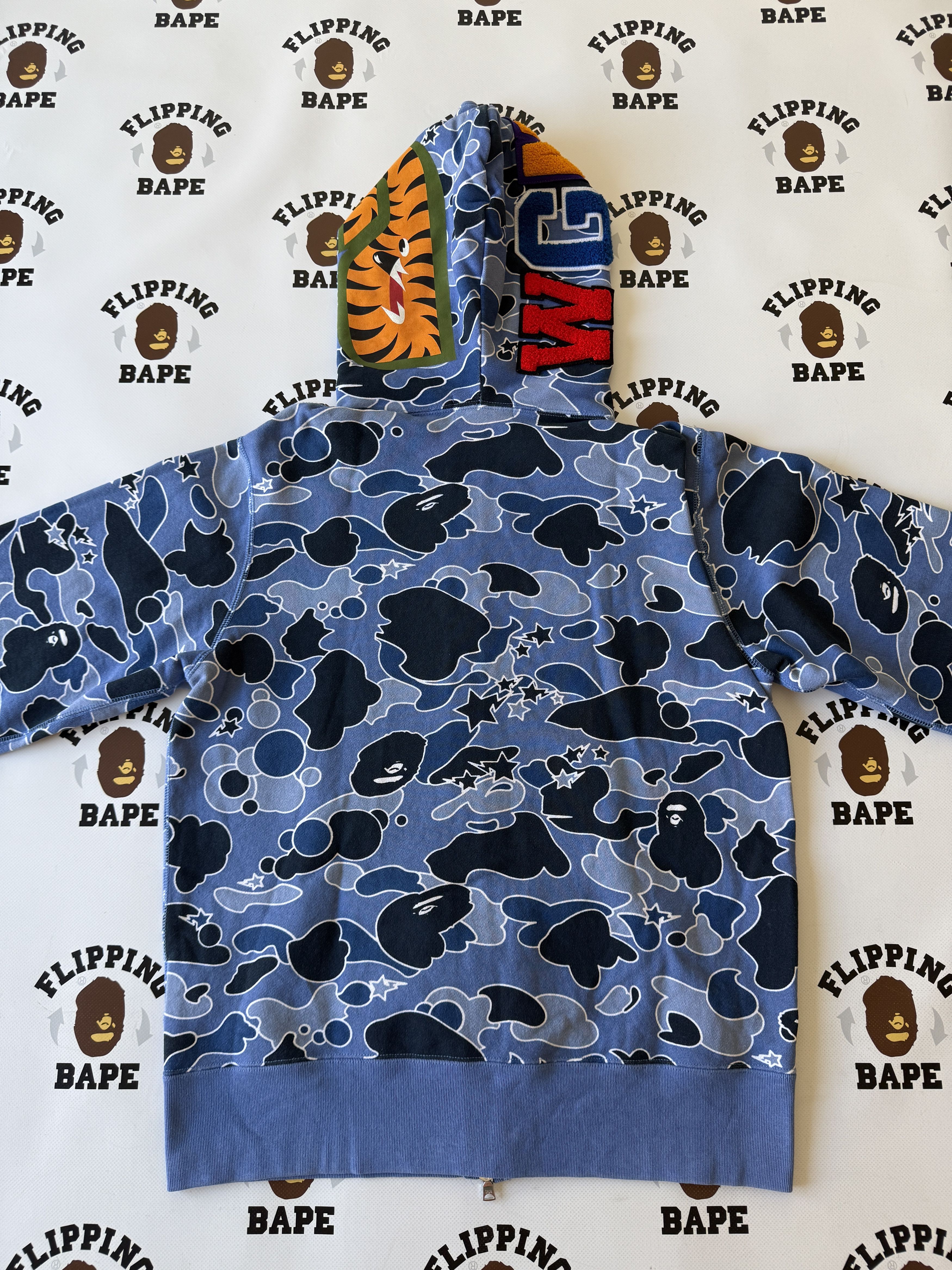 Bape BAPE STA CAMO SHARK FULL ZIP HOODIE (2017) Size US M / EU 48-50 / 2 - 7 Thumbnail
