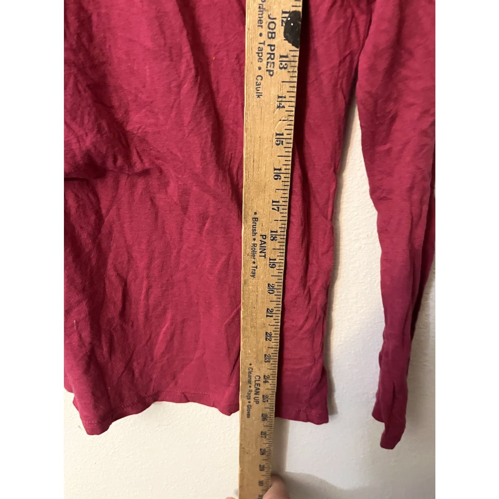 Calvin Klein Calvin Klein Jeans Shirt Women L Red Sequin Long Sleeve Scoop Neck Size L / US 10 / IT 46 - 4 Thumbnail