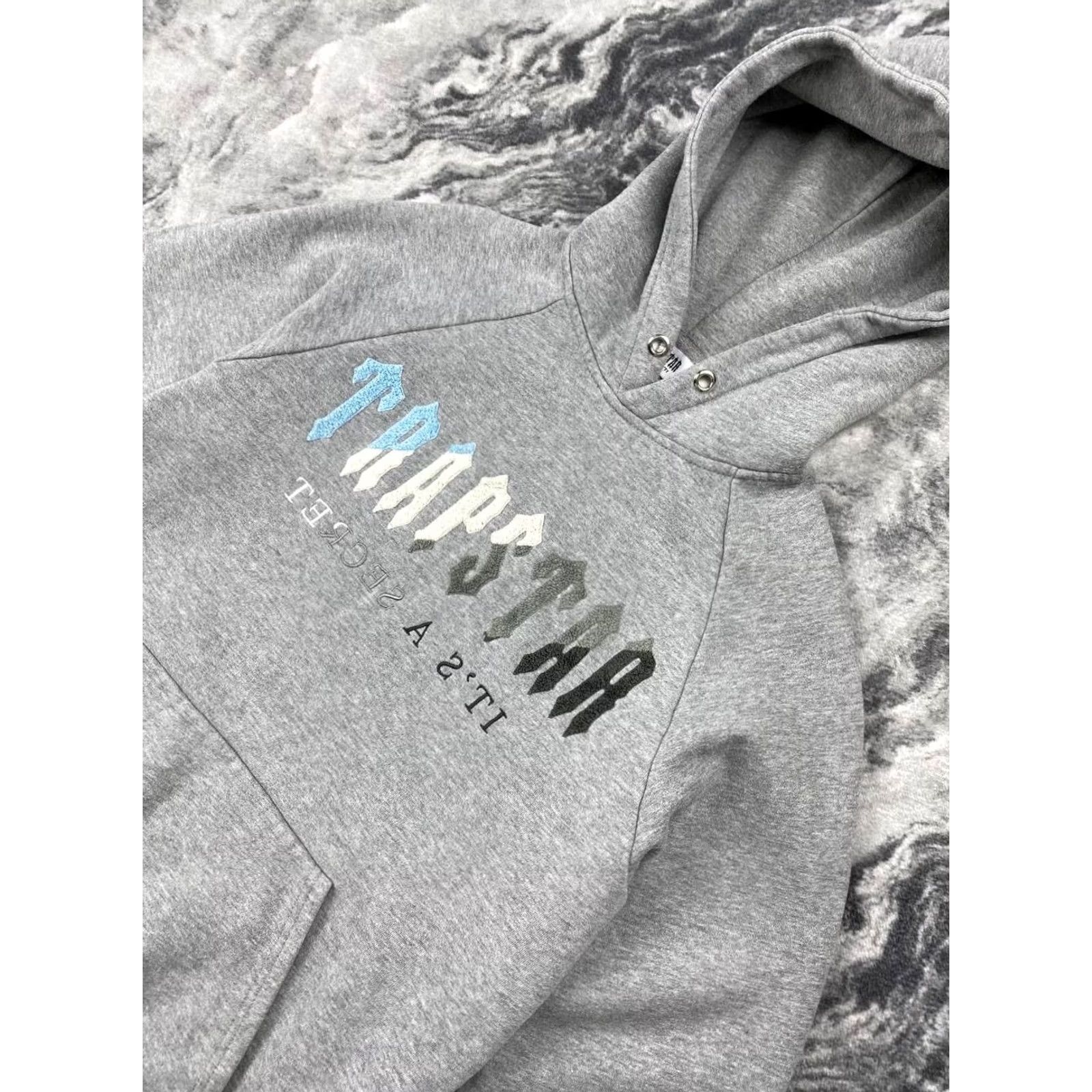 Vintage Trapstar London Tracksuit Hoodie And Pants Big Logo Drill Men Size M Gray Size US M / EU 48-50 / 2 - 3 Thumbnail