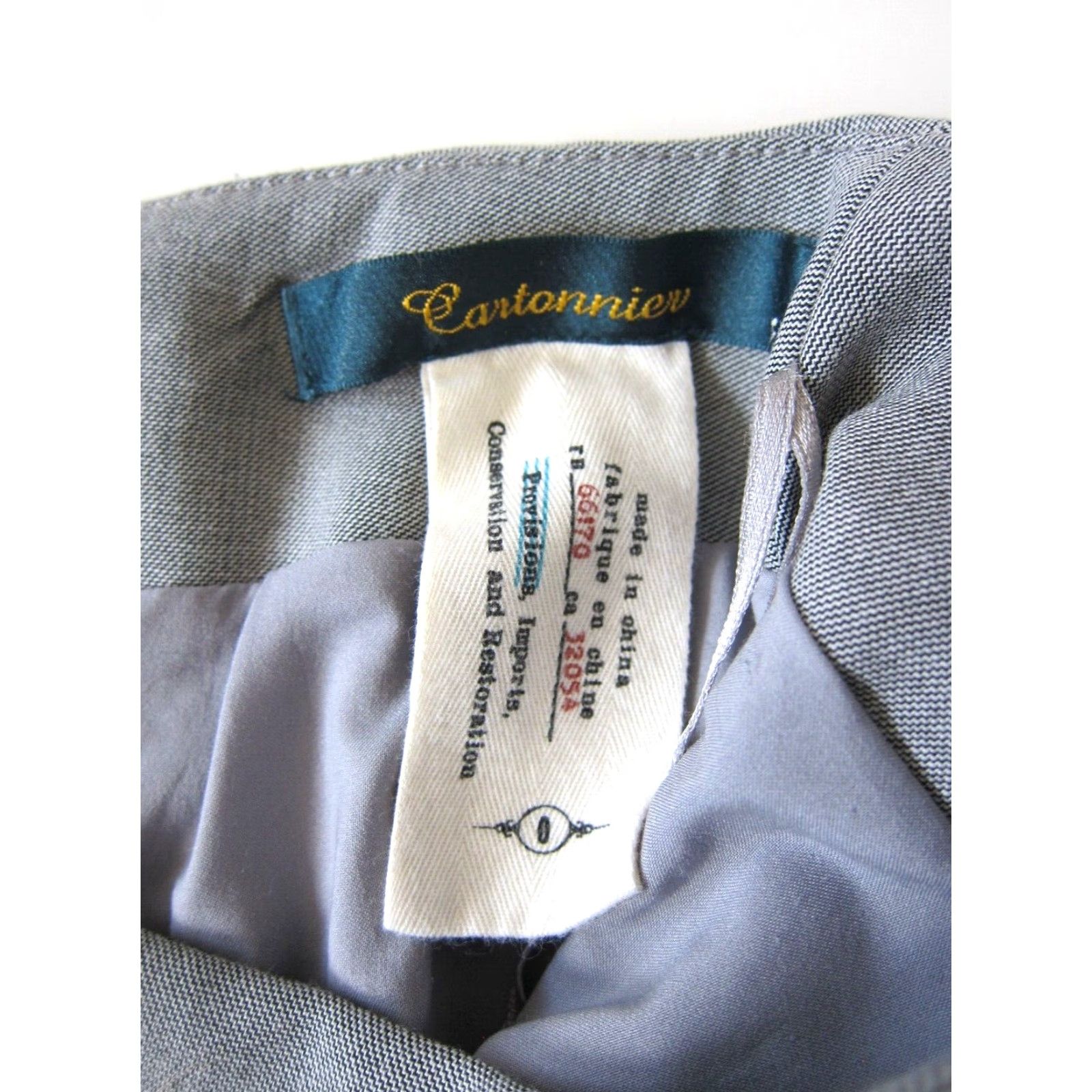 Anthropologie Cartonnier Anthropologie Light Grey Ruched Pleated Pencil Work Skirt Size 0 Size 25" / US 0 / IT 36 - 4 Thumbnail