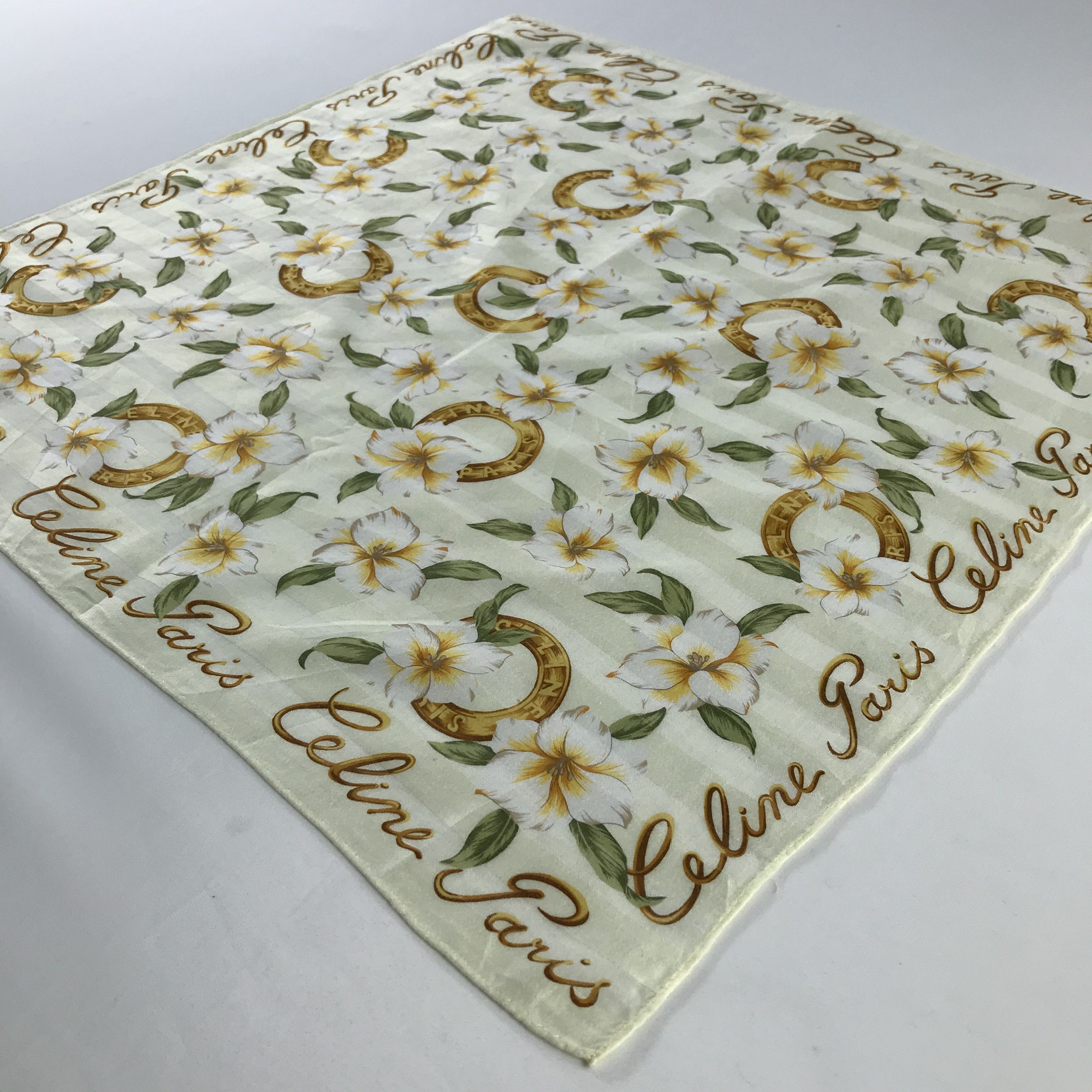 Celine × Vintage Celine Bandana / Handkerchief / Neckerchief - S969 Size ONE SIZE - 2 Thumbnail