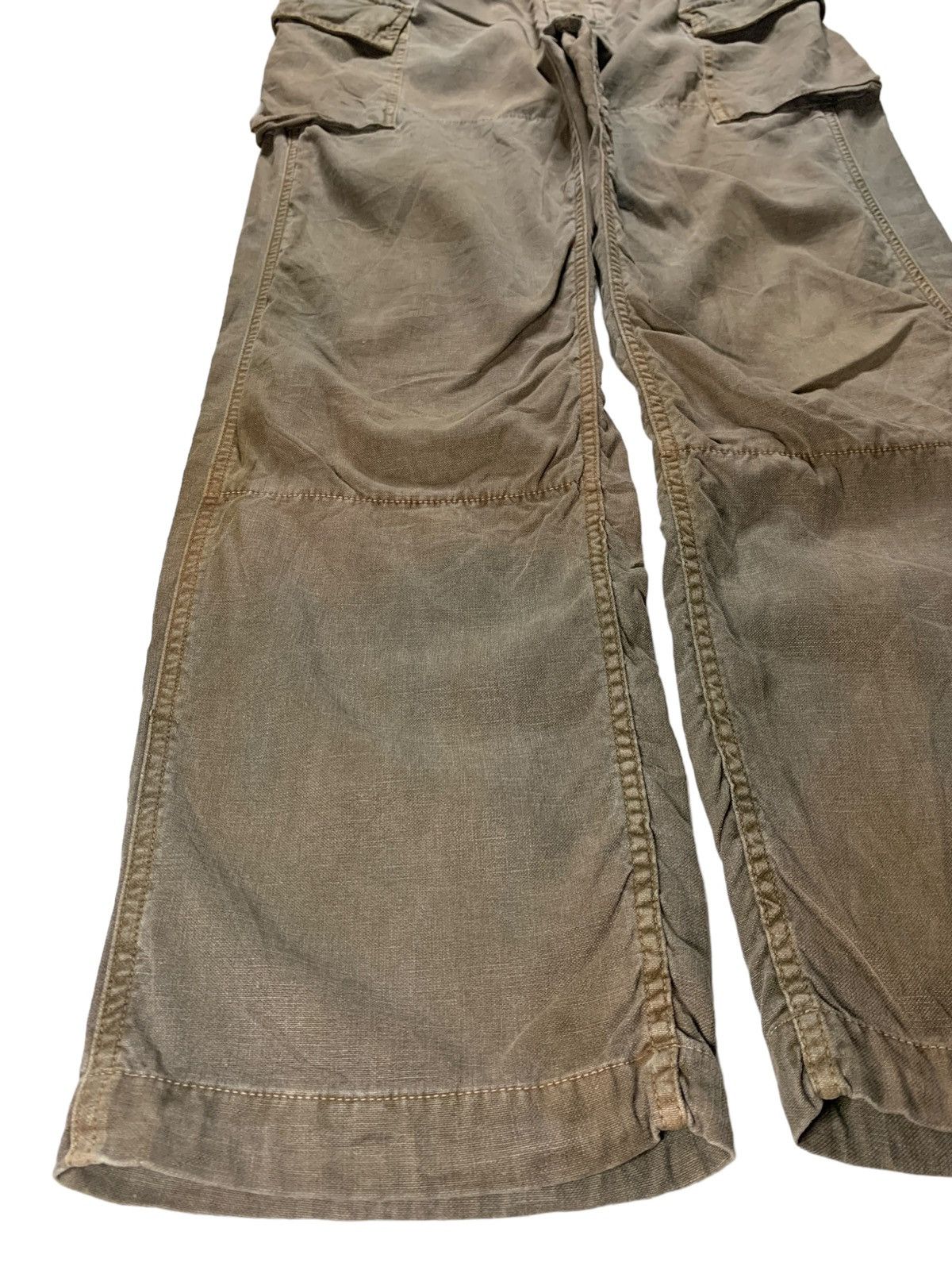 OMNIGOD Vintage Omnigod Hemp Cargo Parachute Baggy Pants Size US 32 / EU 48 - 6 Thumbnail