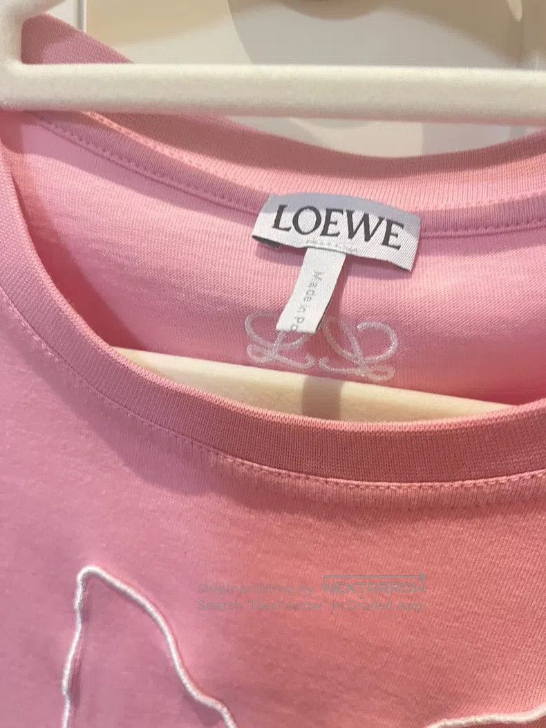 Loewe Loewe Pink T-Shirt Size XS / US 0-2 / IT 36-38 - 5 Thumbnail