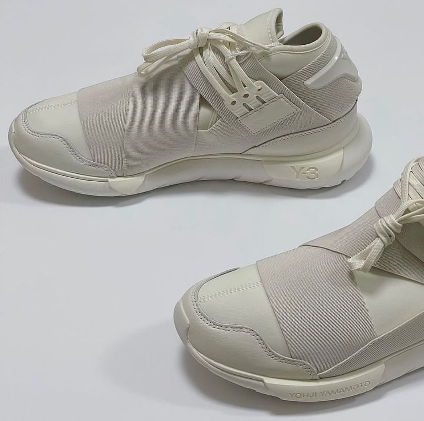 Adidas × Y-3 × Yohji Yamamoto Adidas Yohji Yamamoto Y-3 Qasa Off-White Size US 11 / EU 44 - 4 Thumbnail