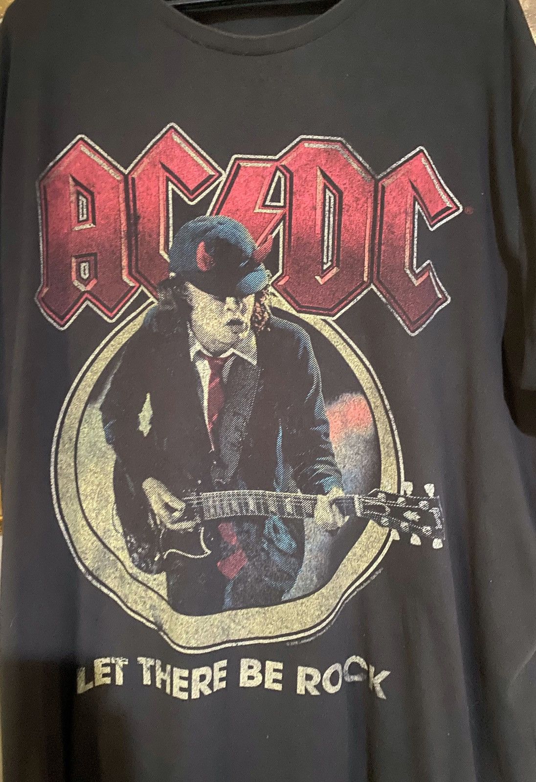 Band Tees × Vintage ACDC band Tee Shirt Let there be Rock Size US XL / EU 56 / 4 - 4 Thumbnail