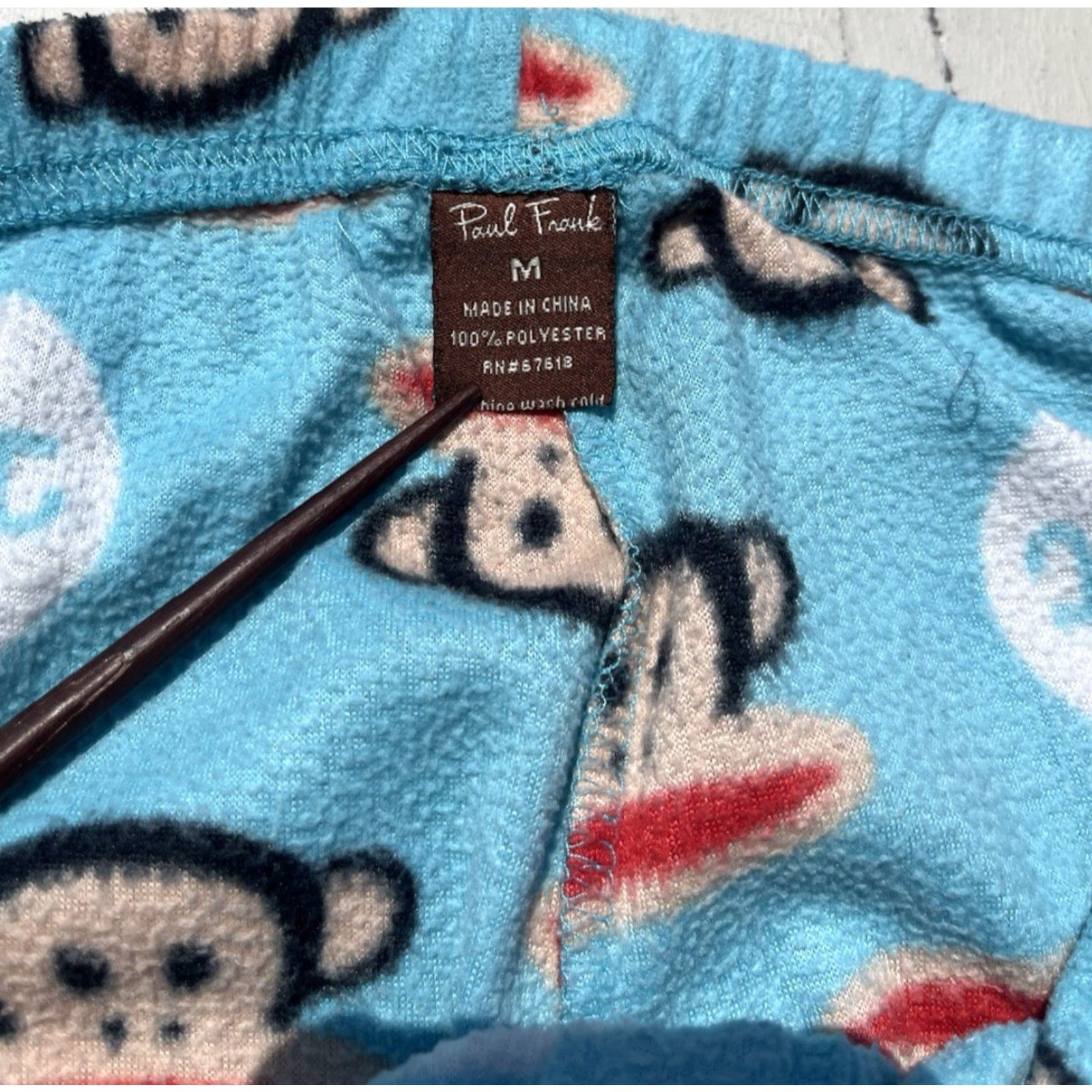 Paul Frank Paul Frank Women's Sleepwear Multicolor Monkey All-Over M Lounge Preppy Julius Size ONE SIZE - 3 Thumbnail