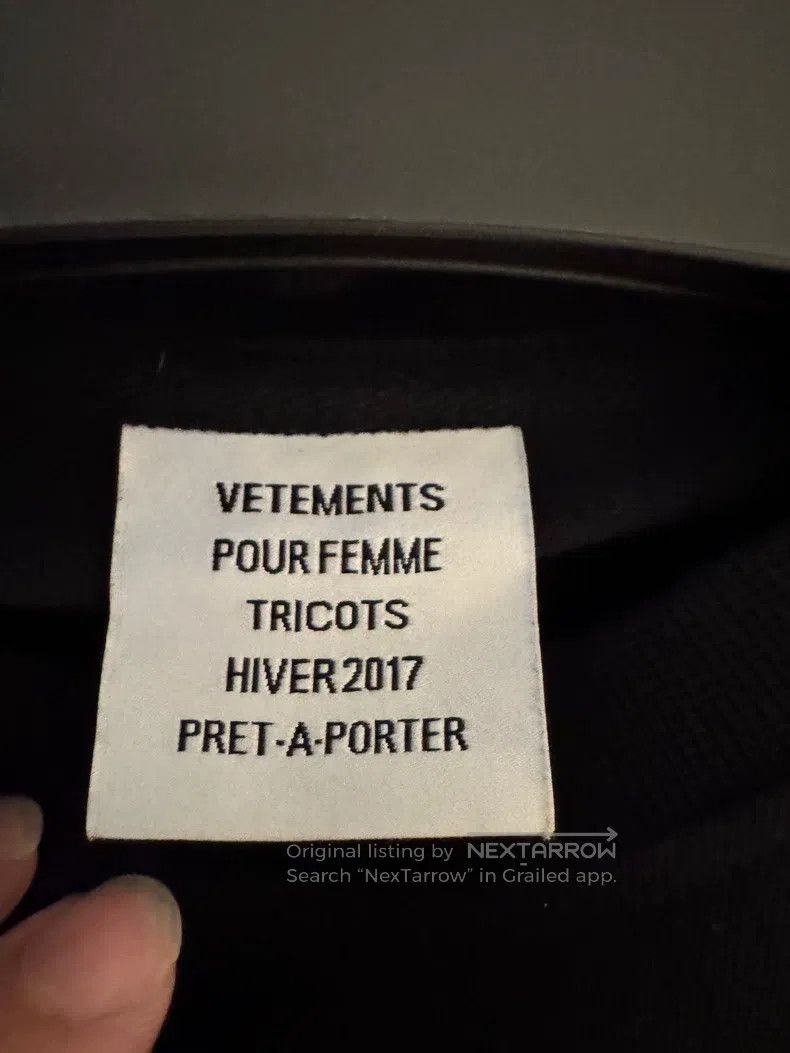 Vetements VETEMENTS Five-Pointed Star Long Hoodie Size US XS / EU 42 / 0 - 6 Thumbnail