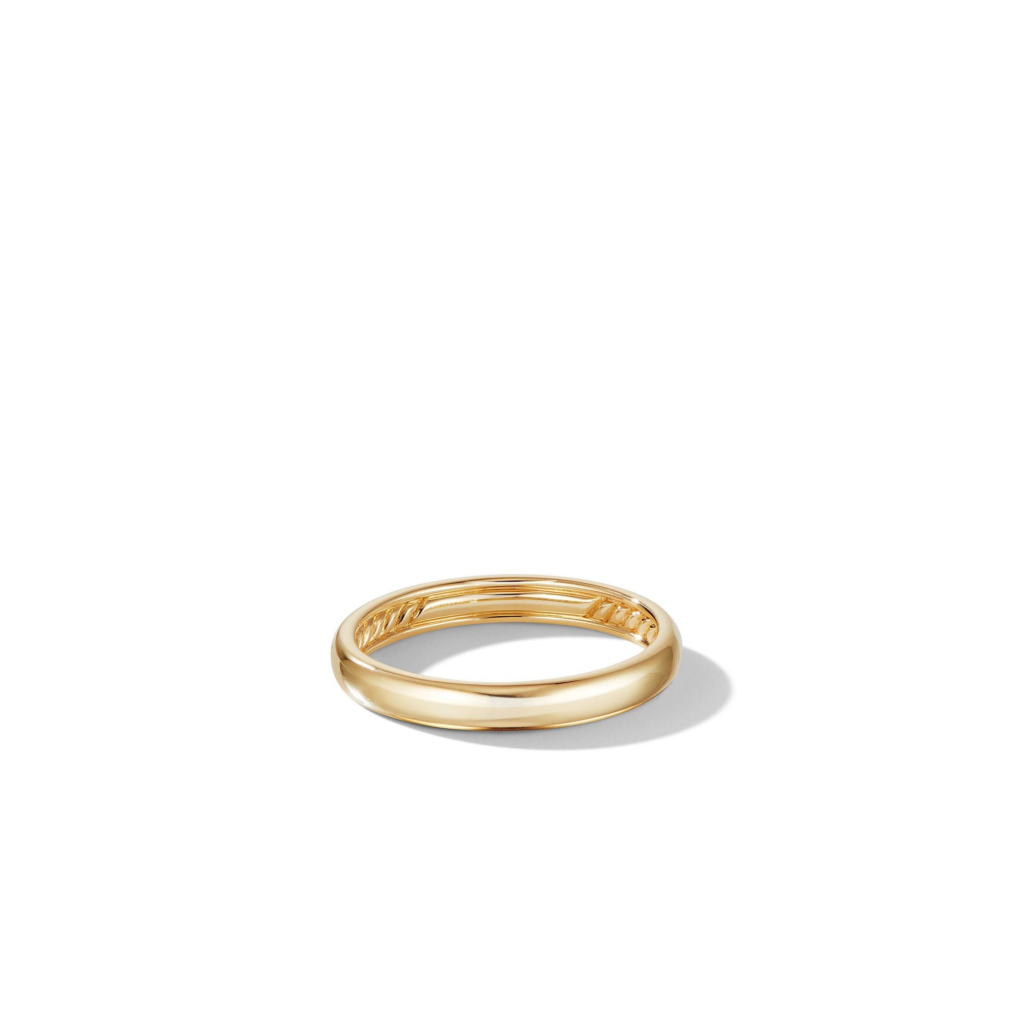 David Yurman o1w1db10526 R25198M/Size 9/DY Classic Band Ring in Golden Size ONE SIZE - 1 Thumbnail
