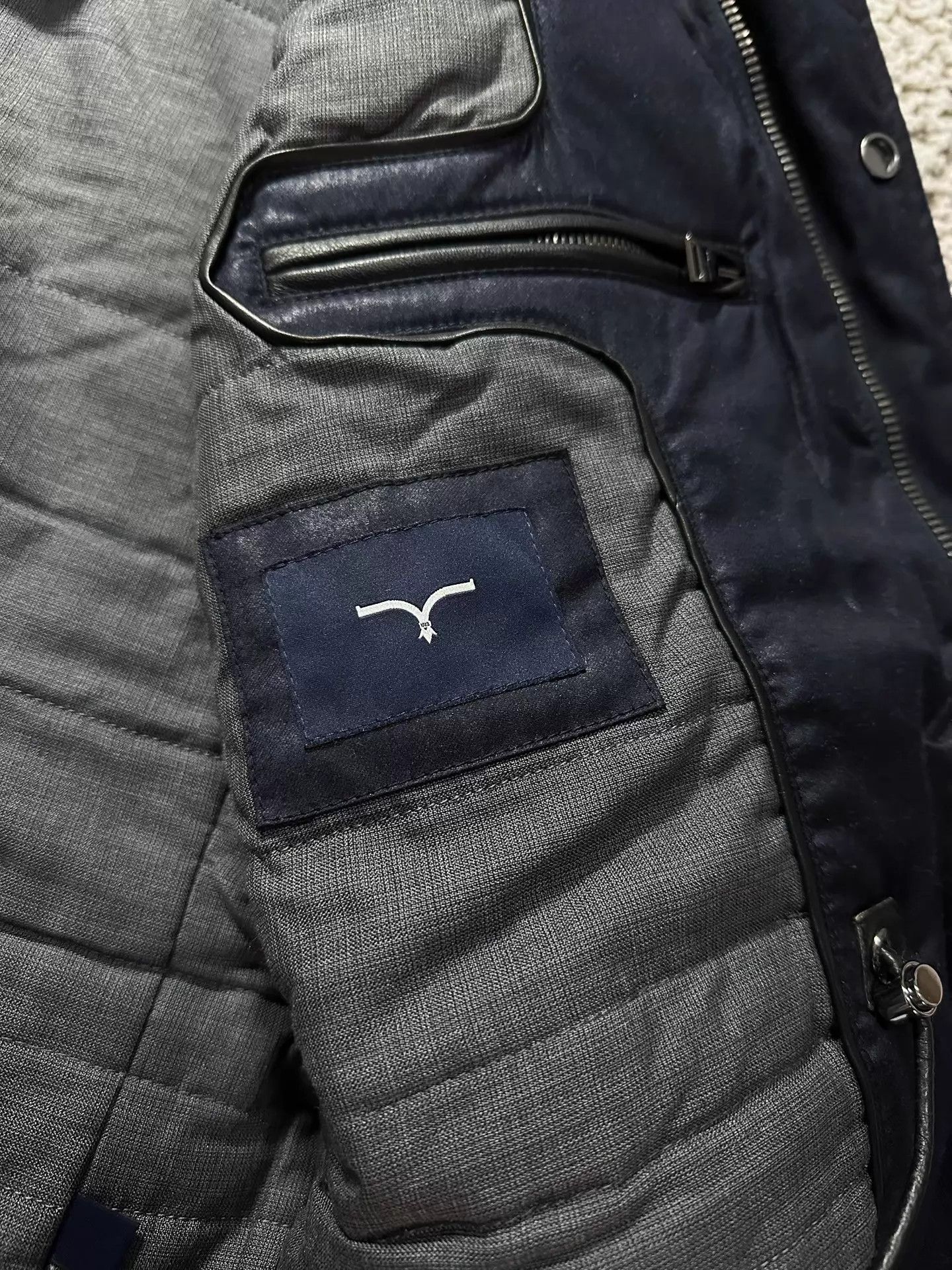 Other Larusmiani Italian Goat Cashmere Leather Trim 52 Size US L / EU 52-54 / 3 - 4 Thumbnail