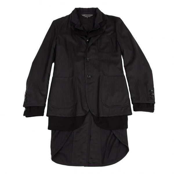 Comme des Garcons COMME des GARCONS HOMME PLUS Layered Blazer Size US XS / EU 42 / 0 - 1 Thumbnail