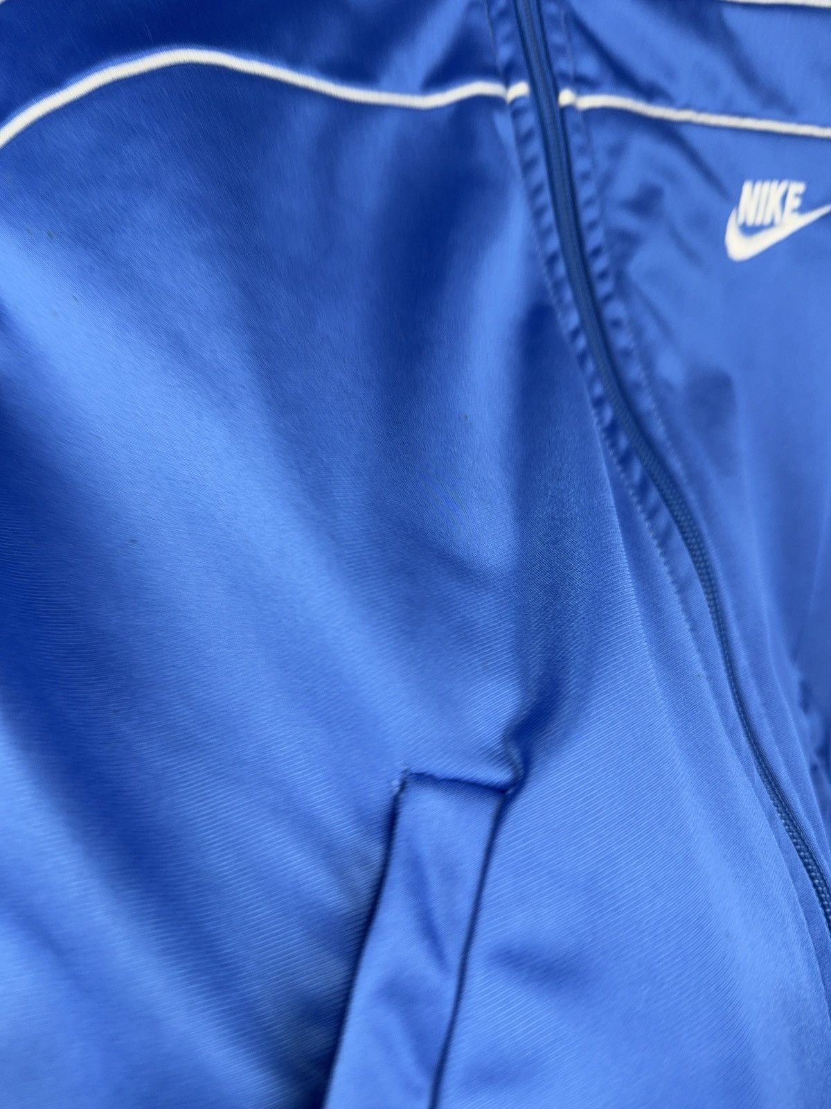 Nike Vintage Retro 80s Nike Sportswear Track Jacket UK Made S Size US S / EU 44-46 / 1 - 3 Thumbnail