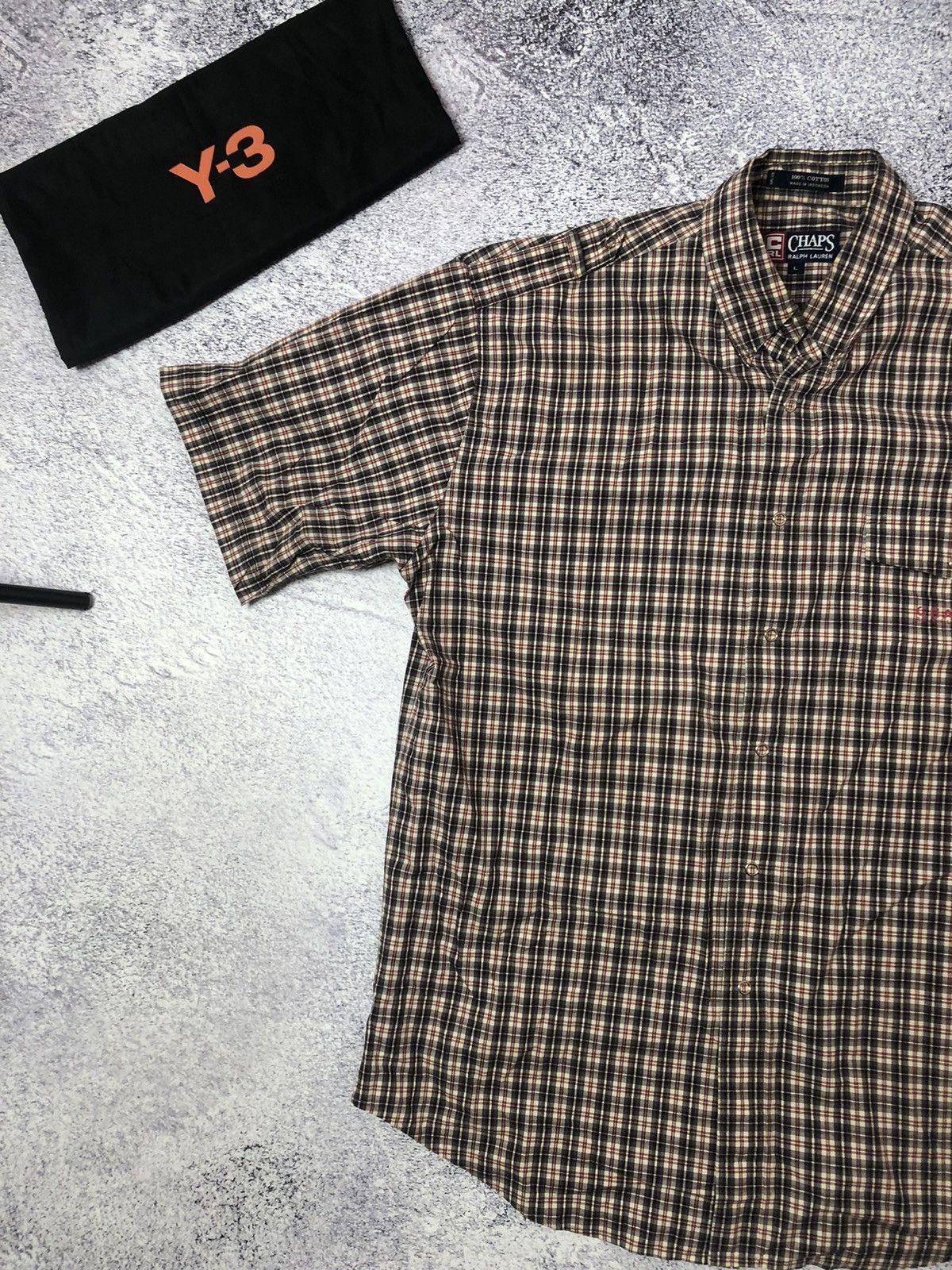 Chaps Ralph Lauren Rare shirt Chaps Polo Ralph Lauren size L y2k drill usa ykk Size US L / EU 52-54 / 3 - 2 Thumbnail